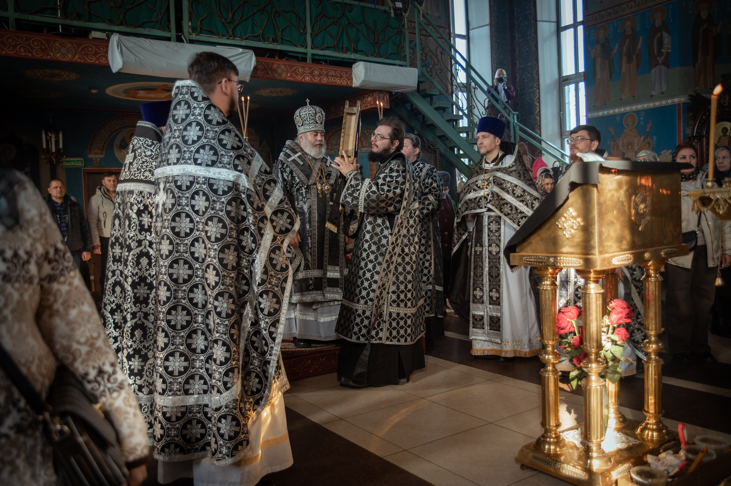 Преждеосвящение Даров. Храм Серафима Саровского. Церковный, семейный и репортажный фотограф Волгоград, Волжский