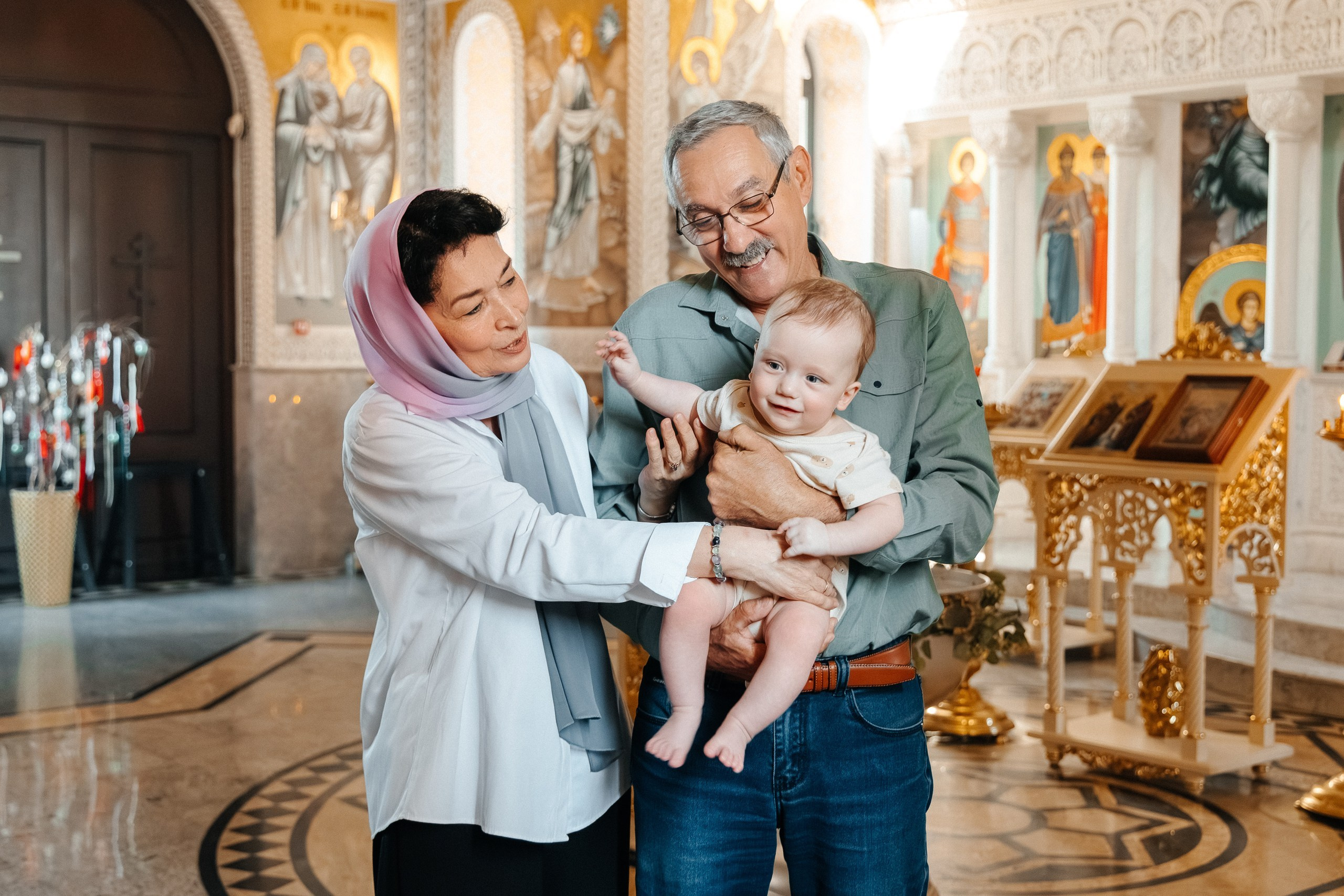 Крещение | Храм в Родных Просторах. Фотограф Марина Верятинская | Краснодар