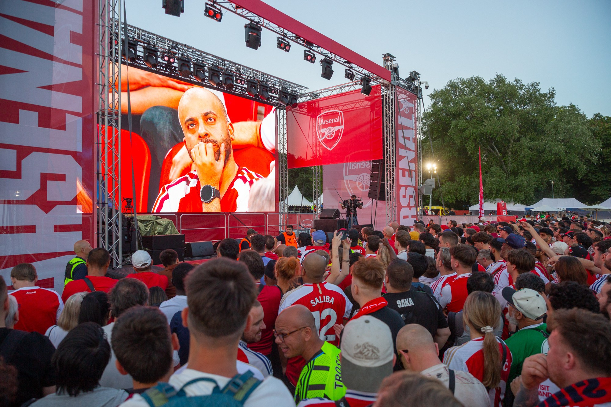 UEFA Champions League Final. Arsenal vs PSG. Budapest 2026. Arsenal Fan Zone. Photographer in Budapest  — Yura Knyazev