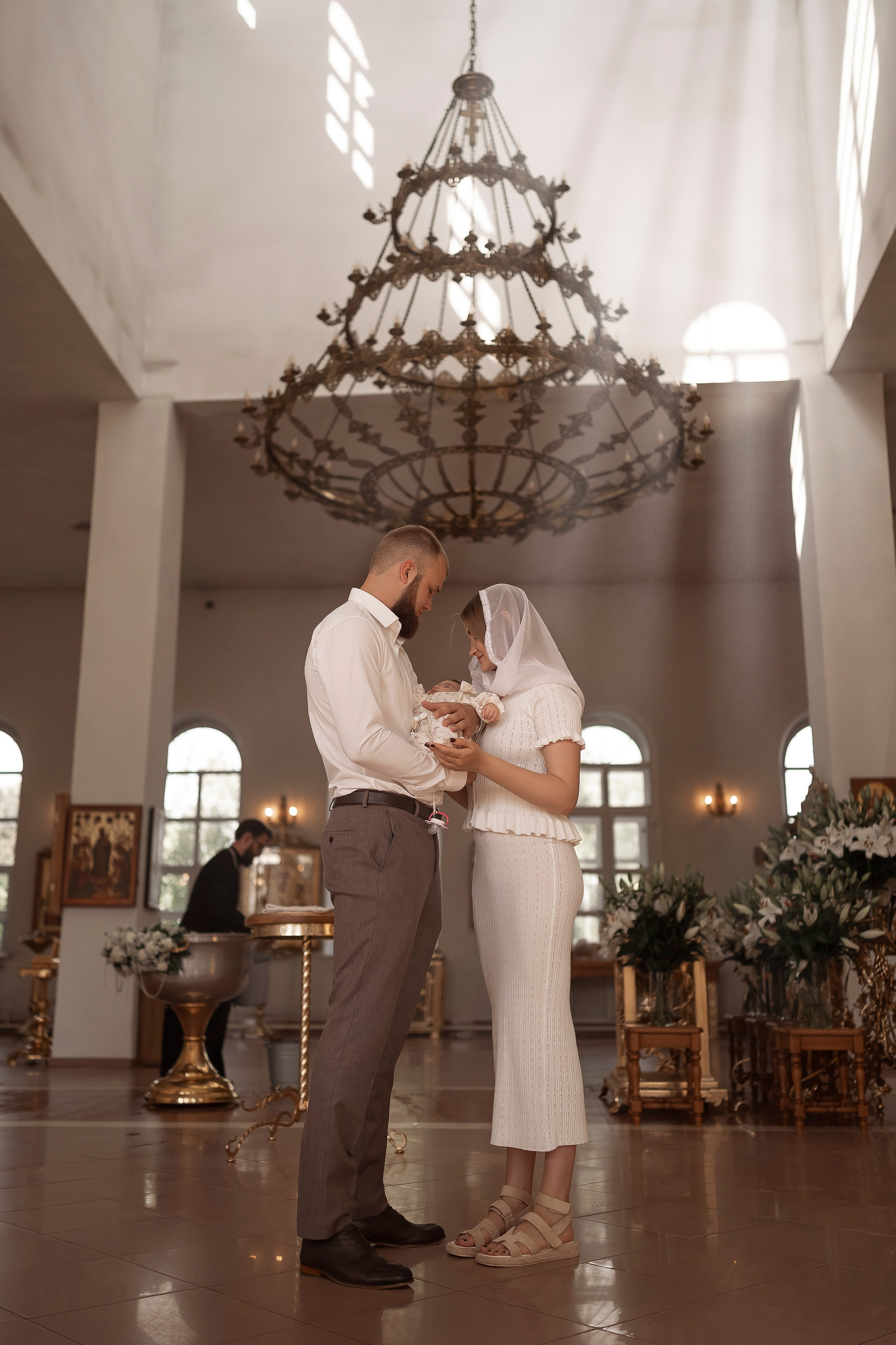Крещение Варвары. Семейный и свадебный фотограф в Москве Леванова Александра
