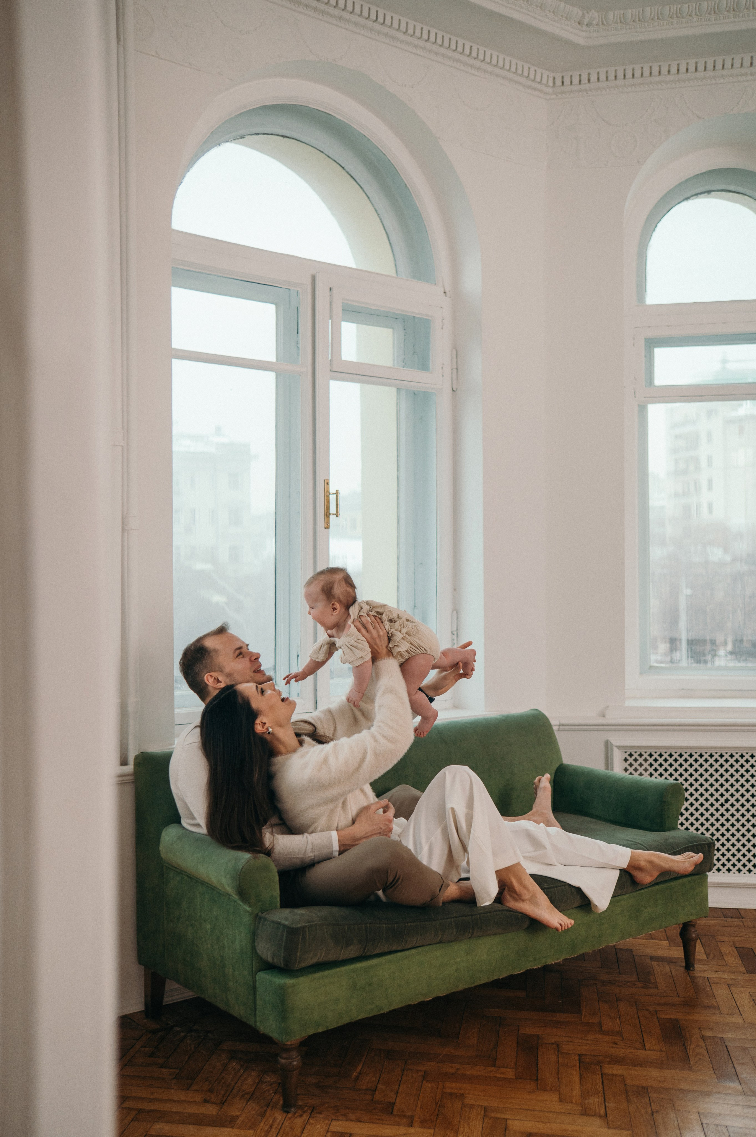 Ольга, Александр и Алиса. Фотограф Москва