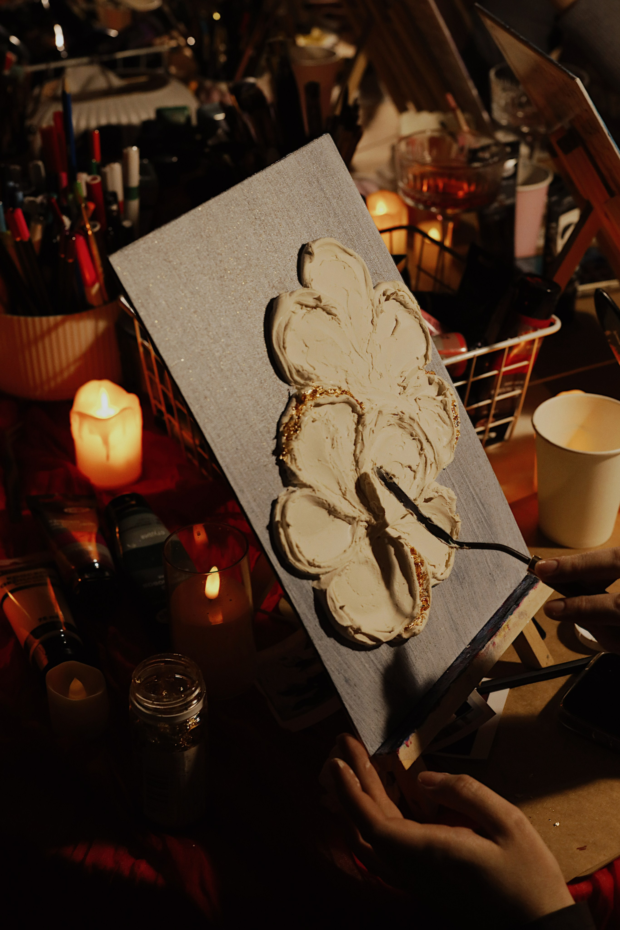 Картины текстурной пастой 7.02. Студия Творческих Историй в Кемерово | Мастер-классы и мероприятия