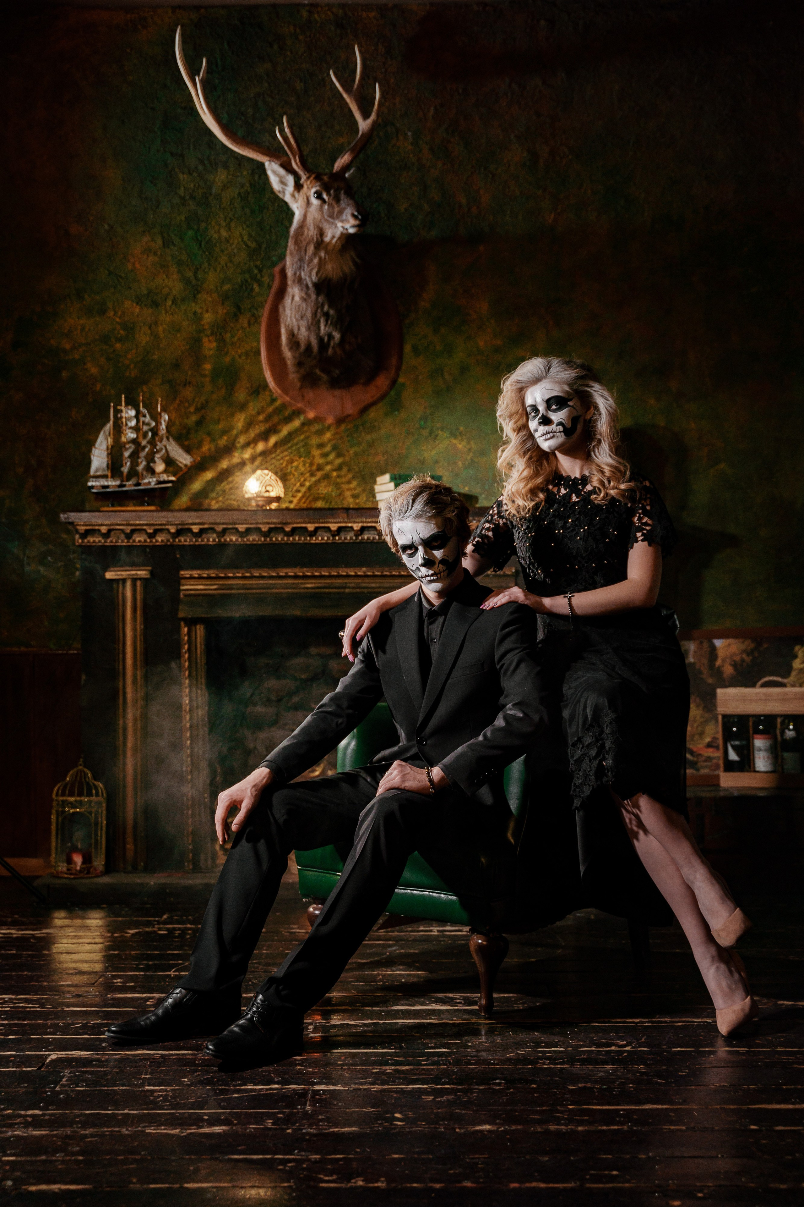 Лав стори фотосессия на Helloween в Москве