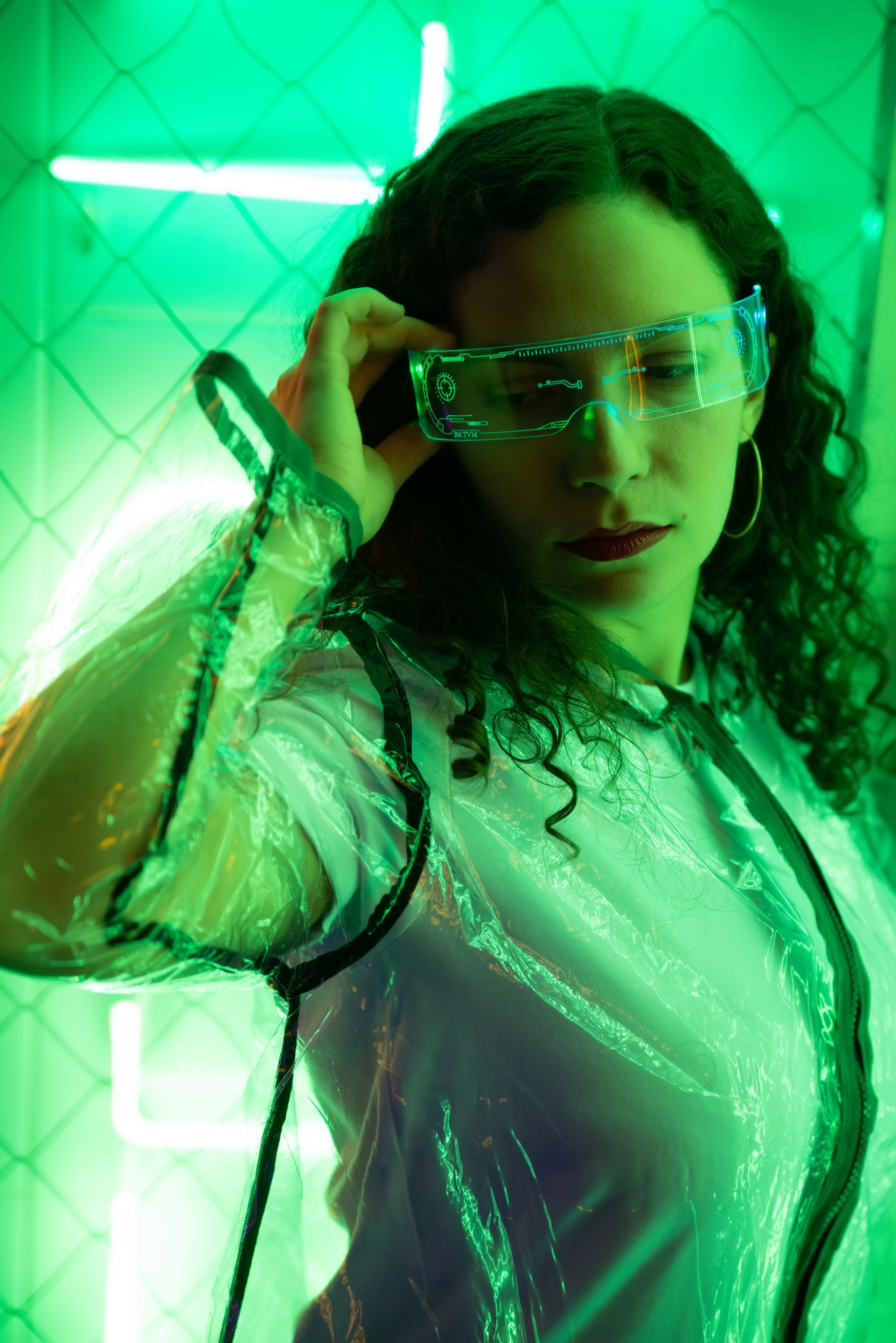 Анна в стиле киберпанк. Фотограф и дизайнер в Москве Екатерина Лобачева