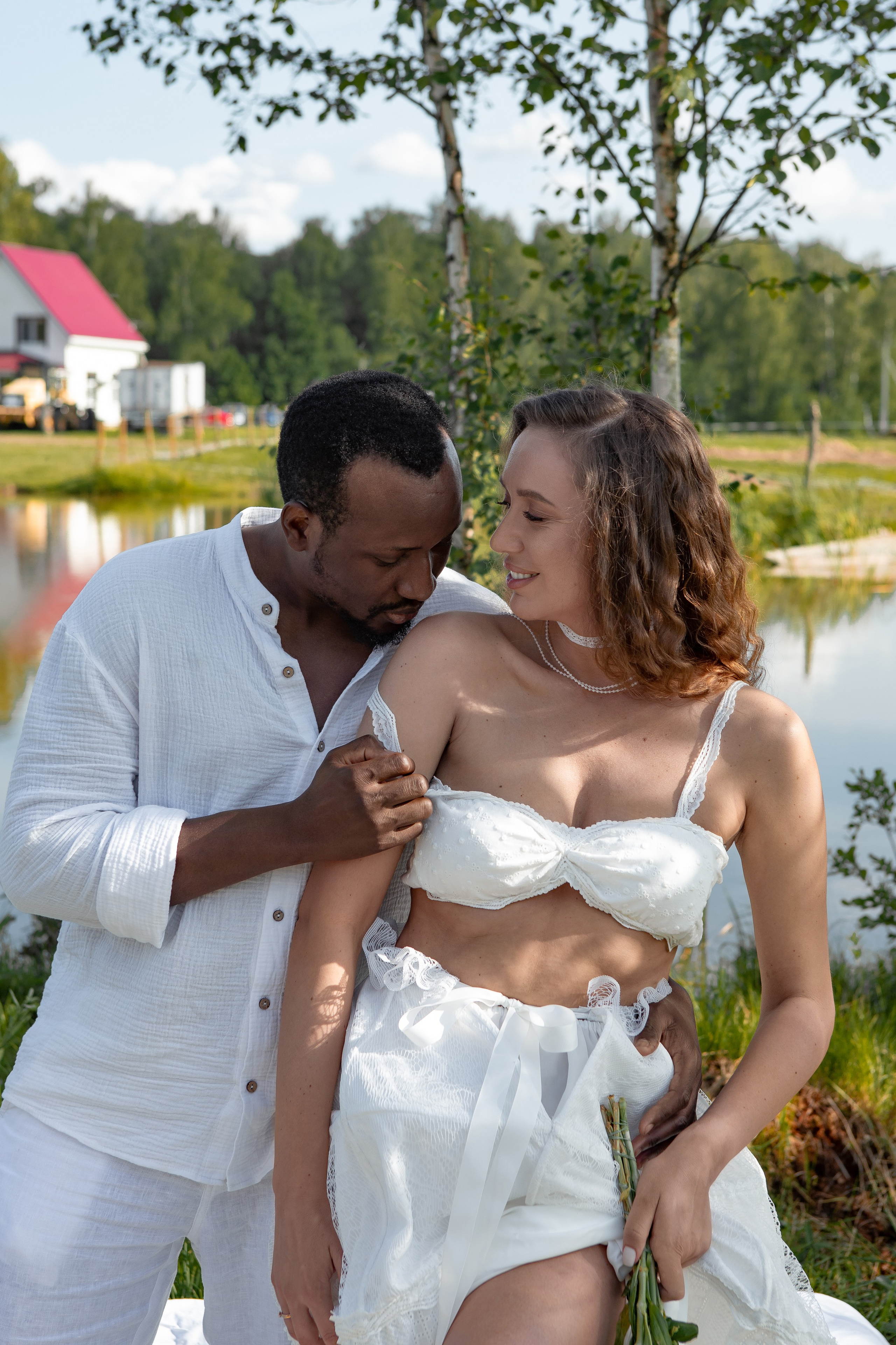 Необычная свадебная фотосессия в Москве с лошадьми