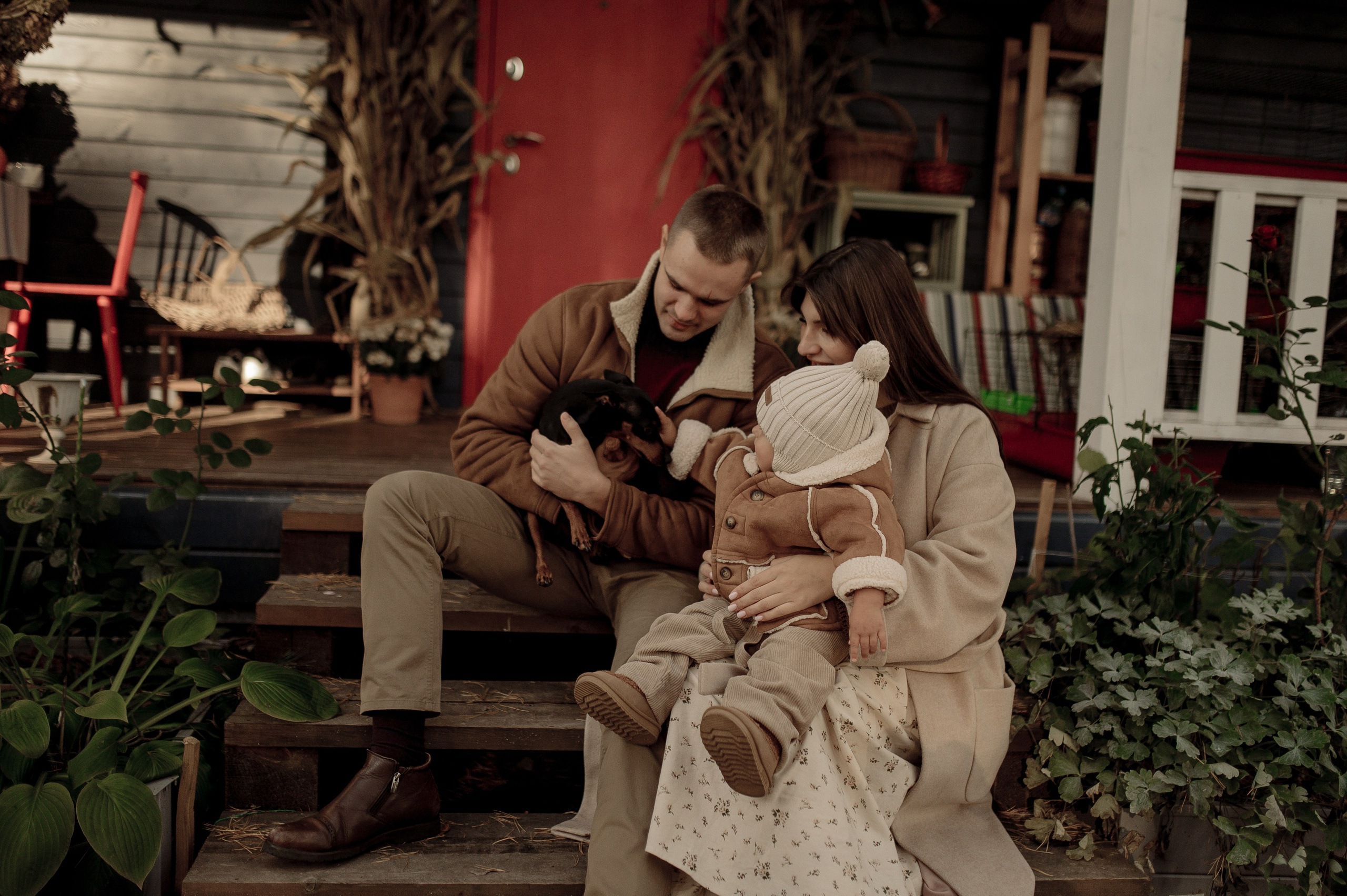 Осенним днем в теплых объятиях. Фотограф Мария Стрелкова