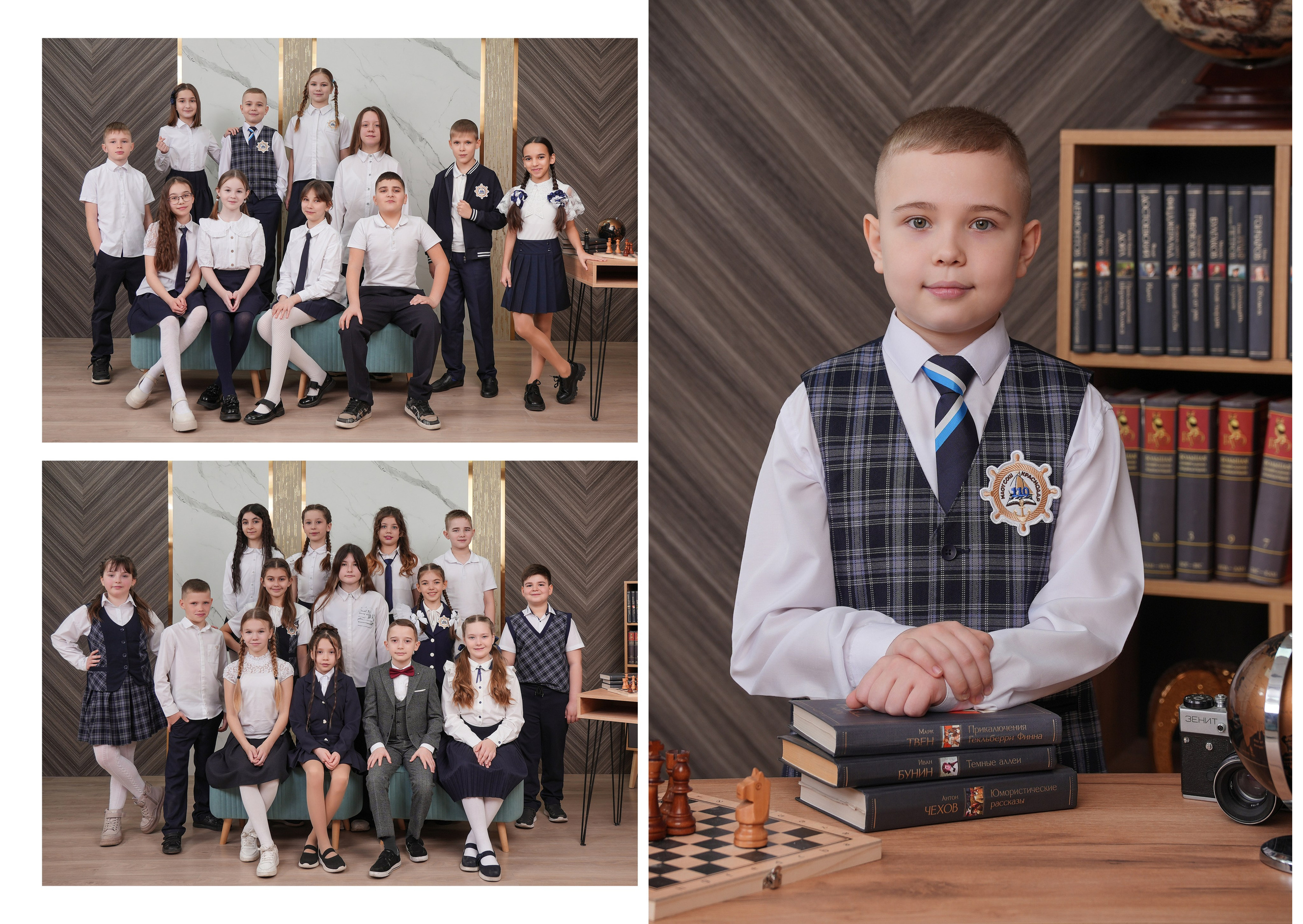 ШКОЛА 110 4 Г. Красивый выпускной альбом в Краснодаре