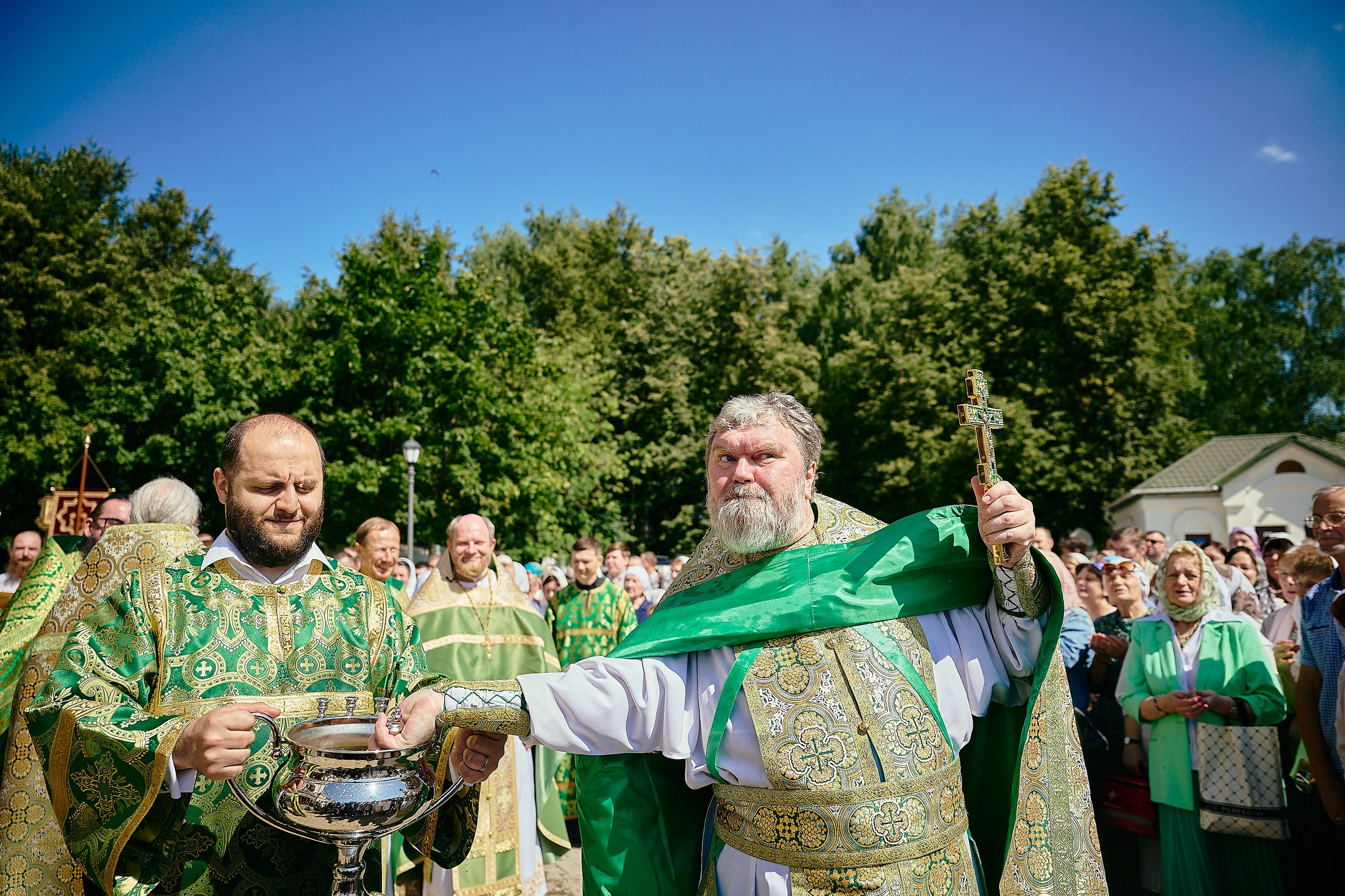 Престольный праздник в храме преподобного Сергия Радонежского в Солнцево. Фотограф Елена Думби