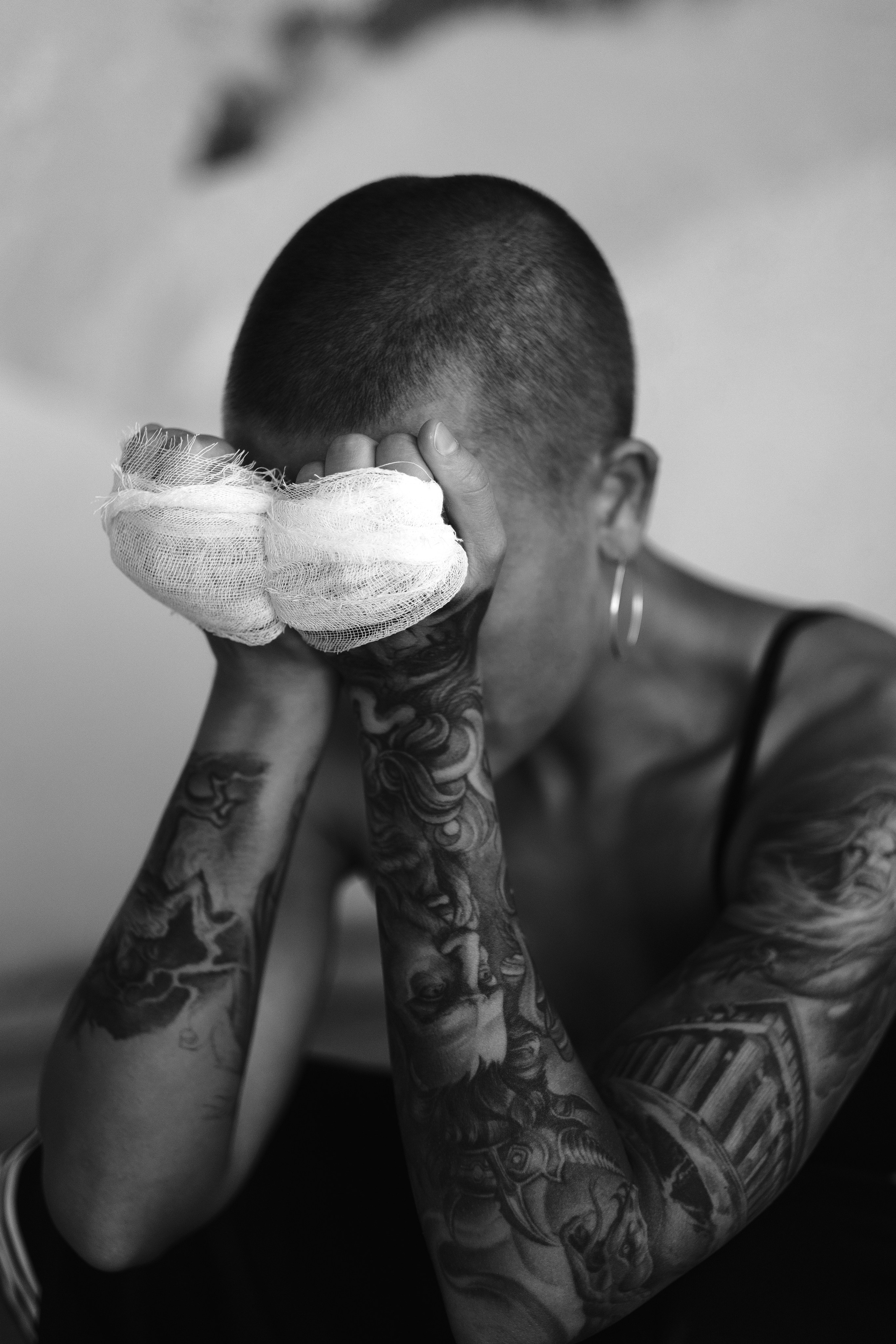 It doesn’t hurt now. Gerasko Aleks — Портрет, кричащий тишиной