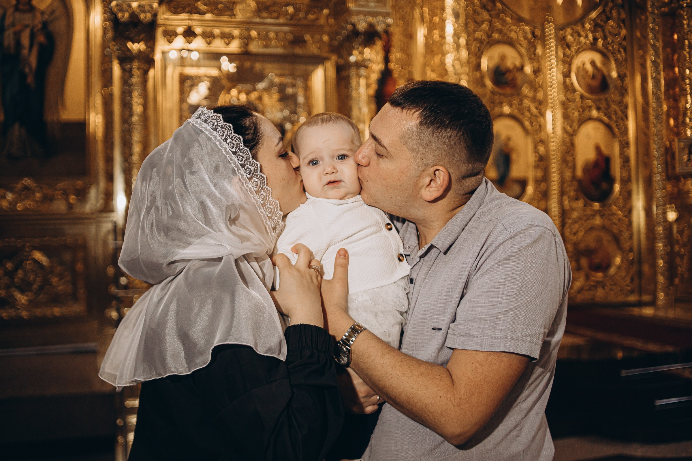 Крещение Виолетты. Семейный фотограф в Волгодонске Краченцева Анна