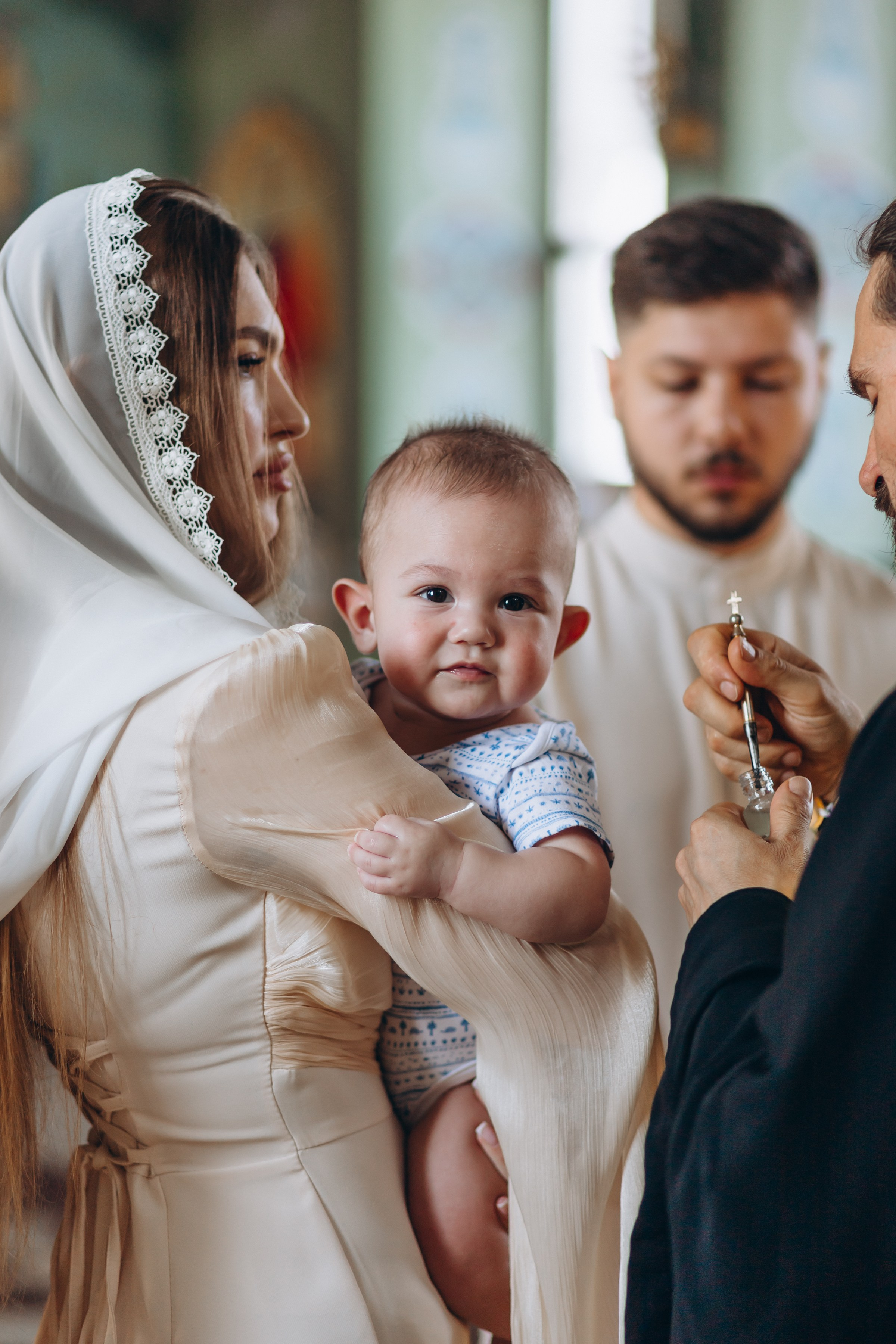 Крещение Родиона. Семейный фотограф в Волгодонске Краченцева Анна