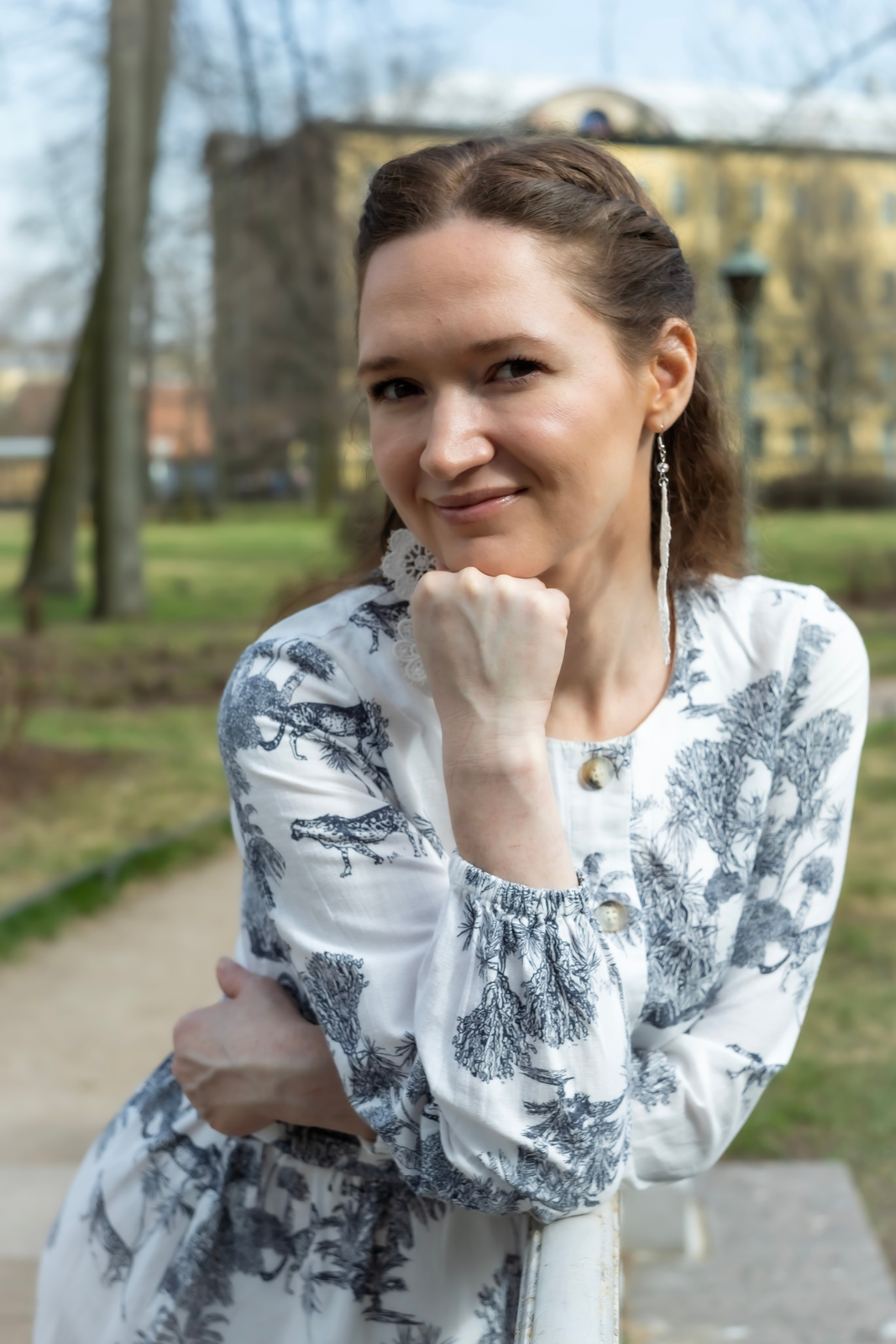 Сад усадьбы Г. Р. Державина (2025). Драчёва Елена портретный фотограф Санкт-Петербург