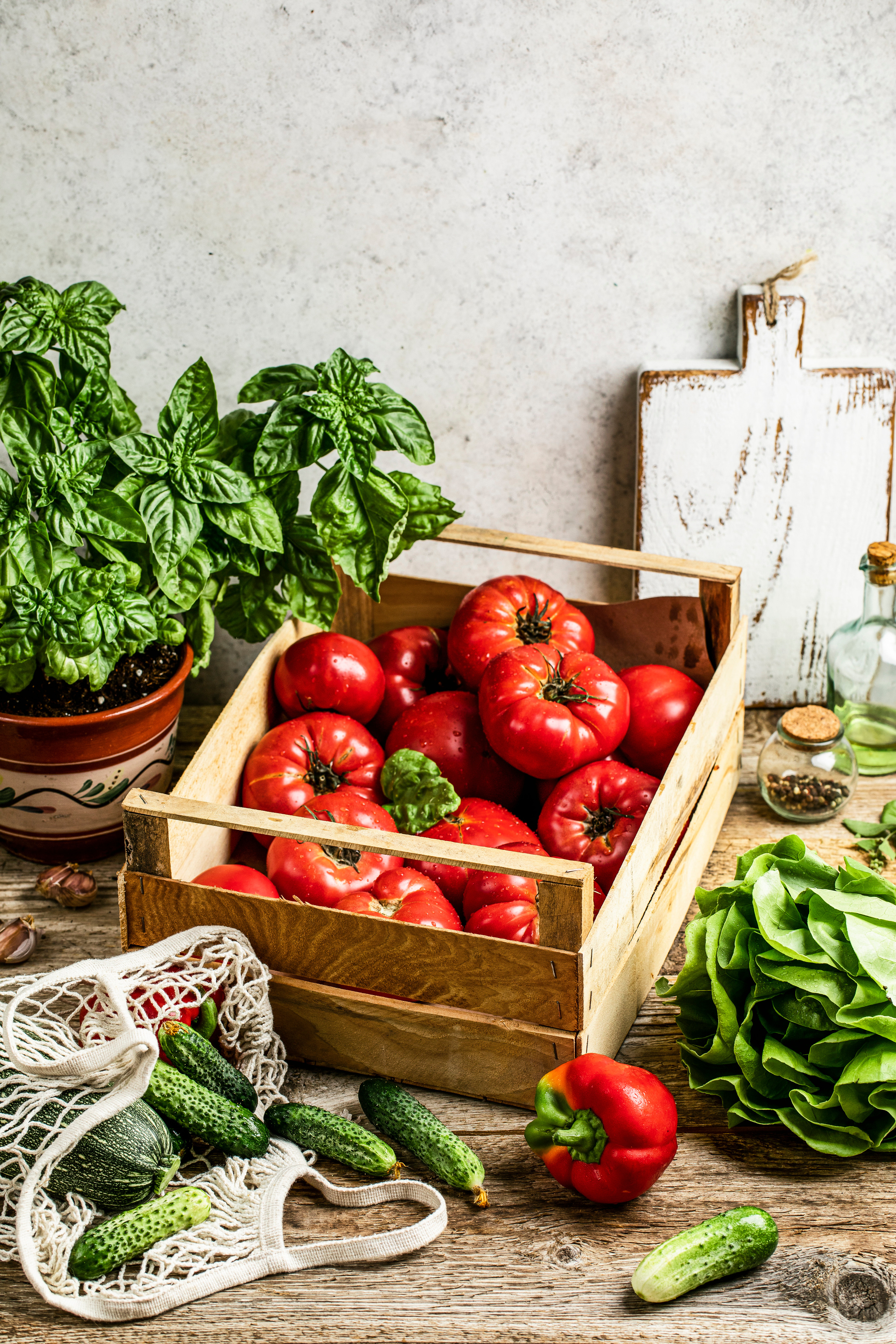 Летние помидоры. Фудфотограф, фудстилист и сет дизайнер в Москве Алена Синицына