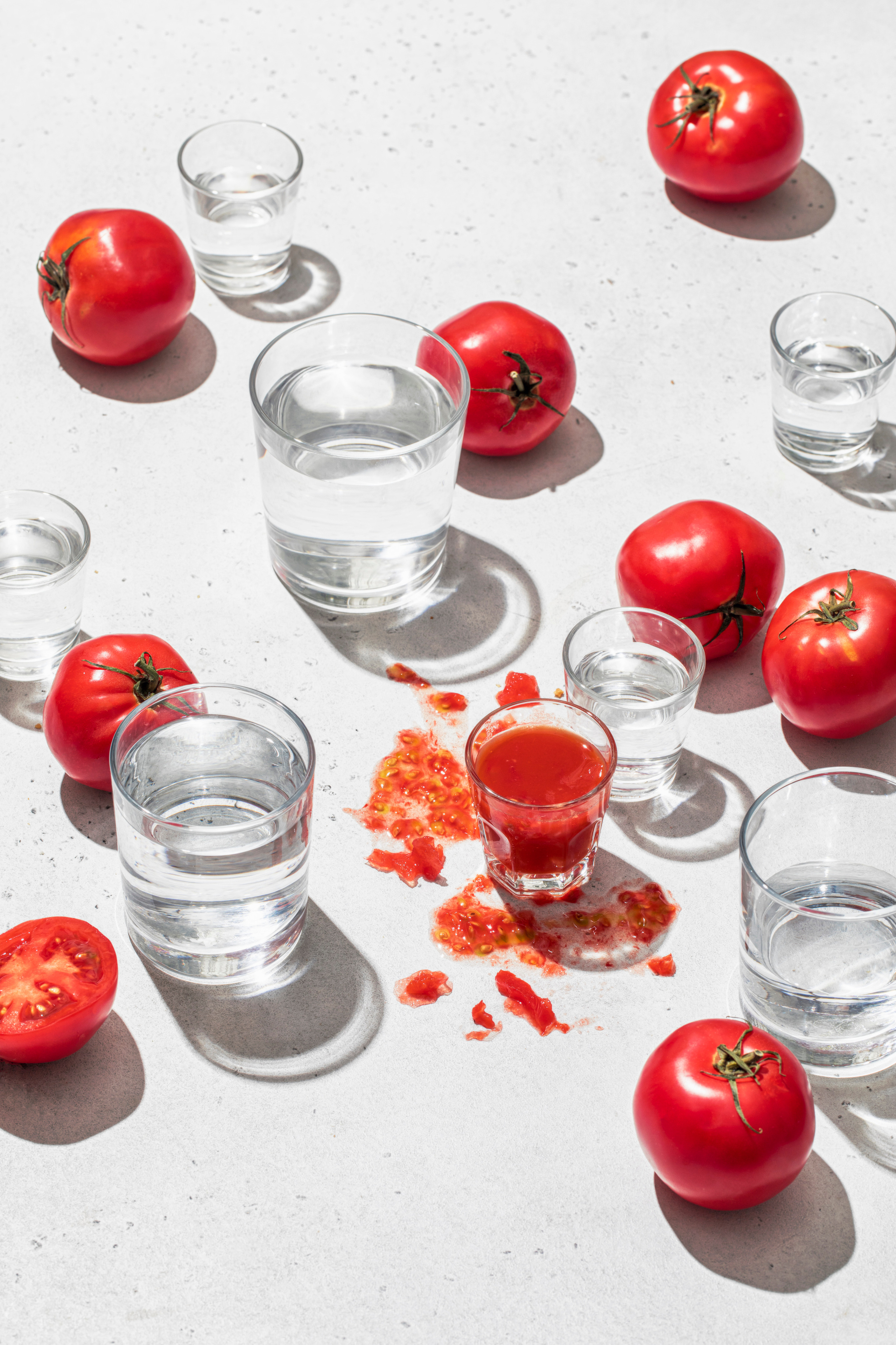 Летние помидоры. Фудфотограф, фудстилист и сет дизайнер в Москве Алена Синицына