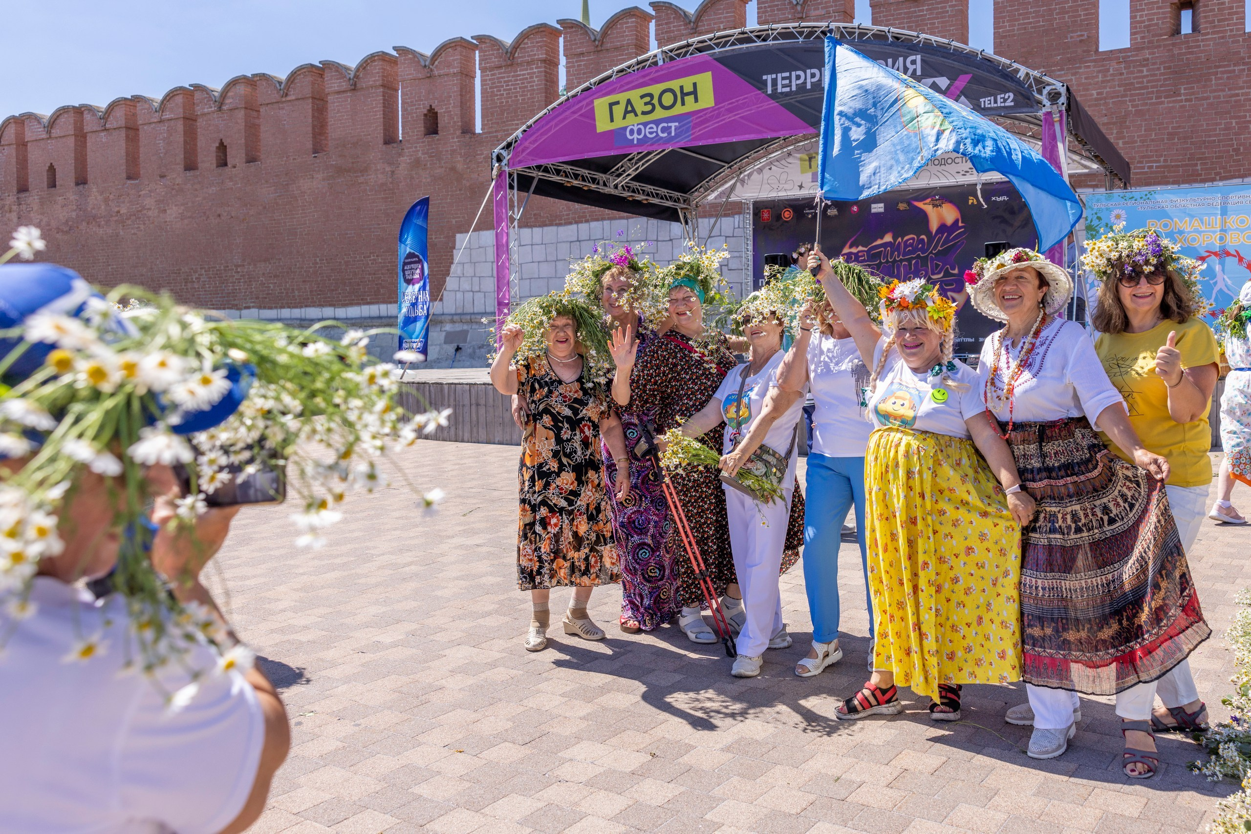Фестиваль «Ромашковый хоровод». Северная ходьба. Фотограф в Туле Крупский АнДРей. Фотостудия «КАДР71» в Туле
