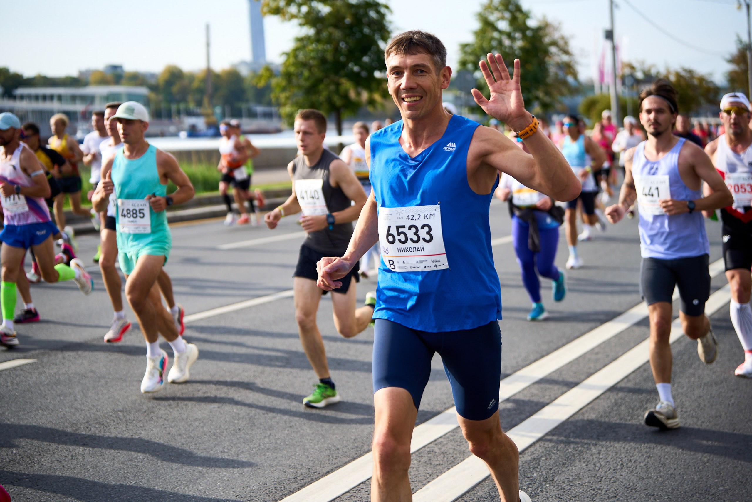 Московский марафон 2025. Спортивный фотограф Александр Бармин