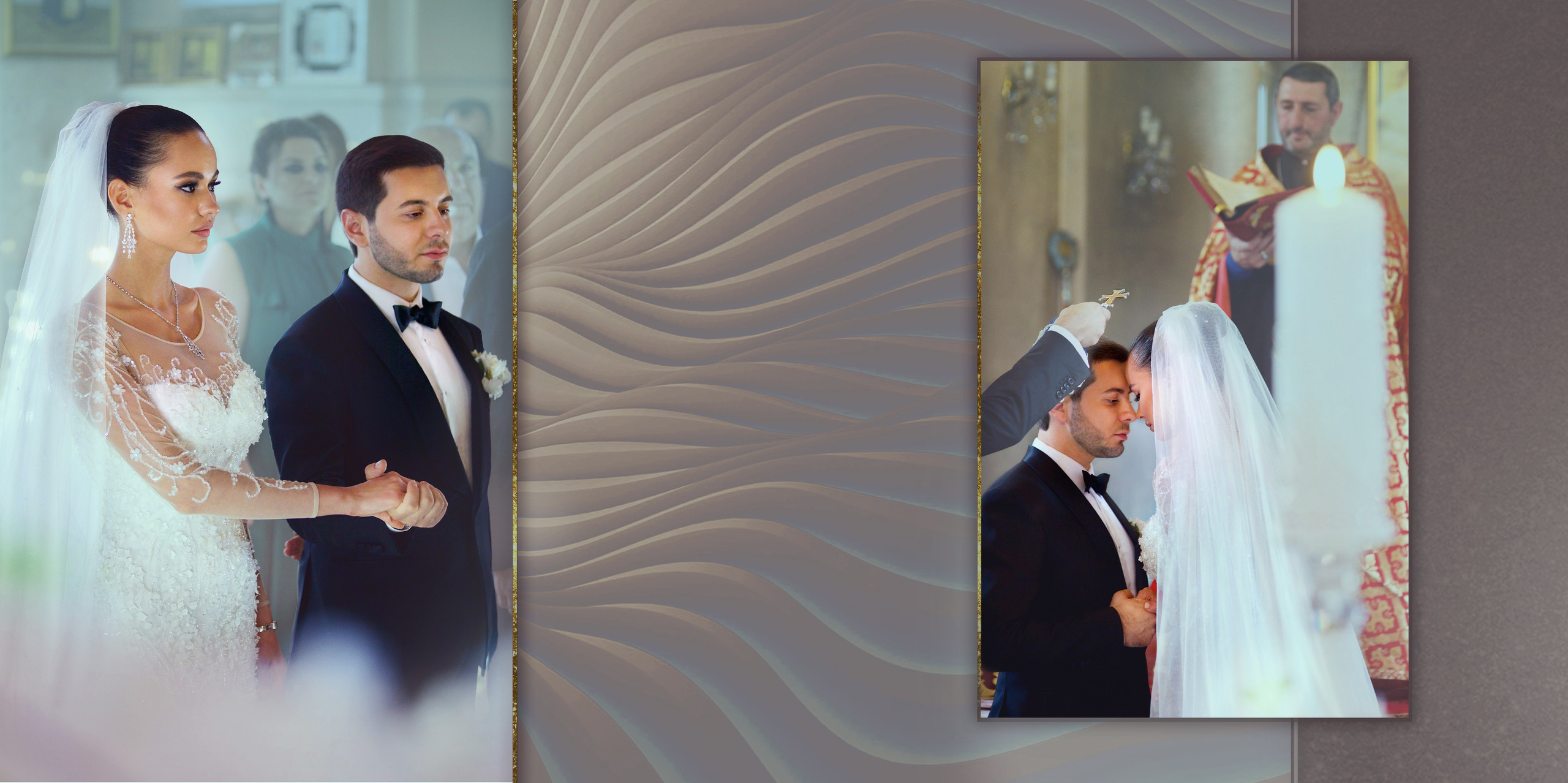 Свадебная фотокнига. Фотограф Кирсанова Наталия. Фотохудожник Наталия Кирсанова