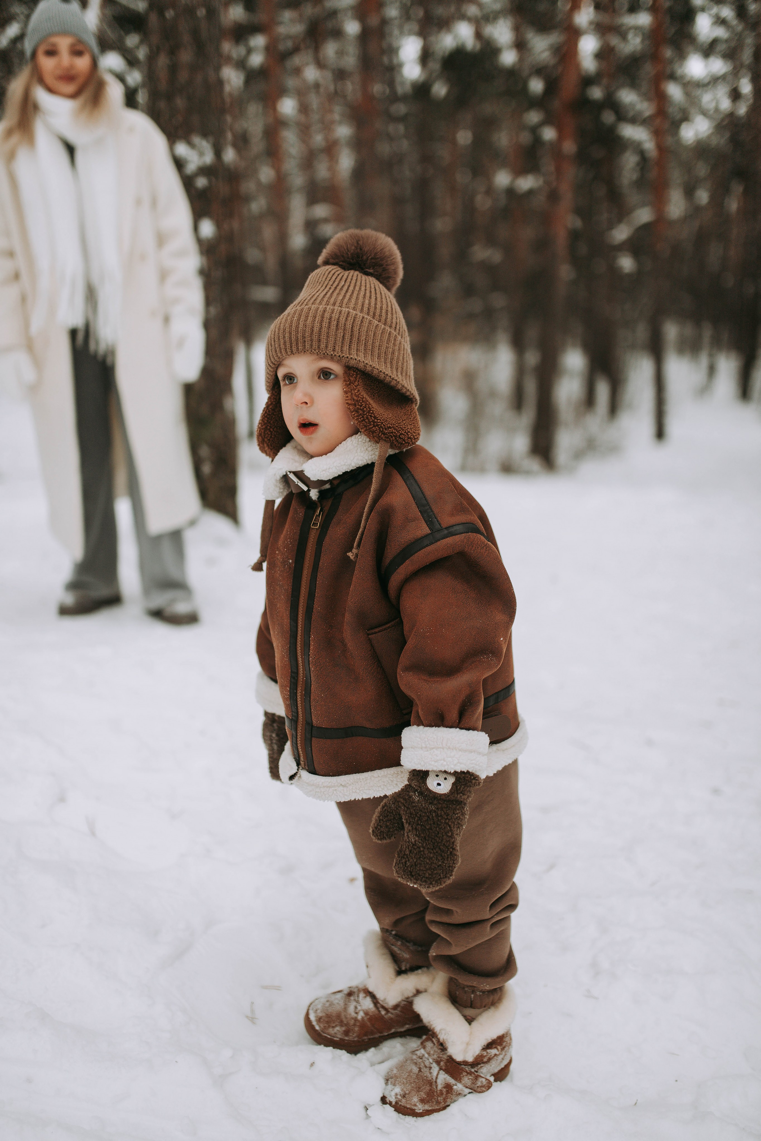 Зимняя прогулка по лесу. Свадебный и семейный фотограф в Нижнем Новгороде