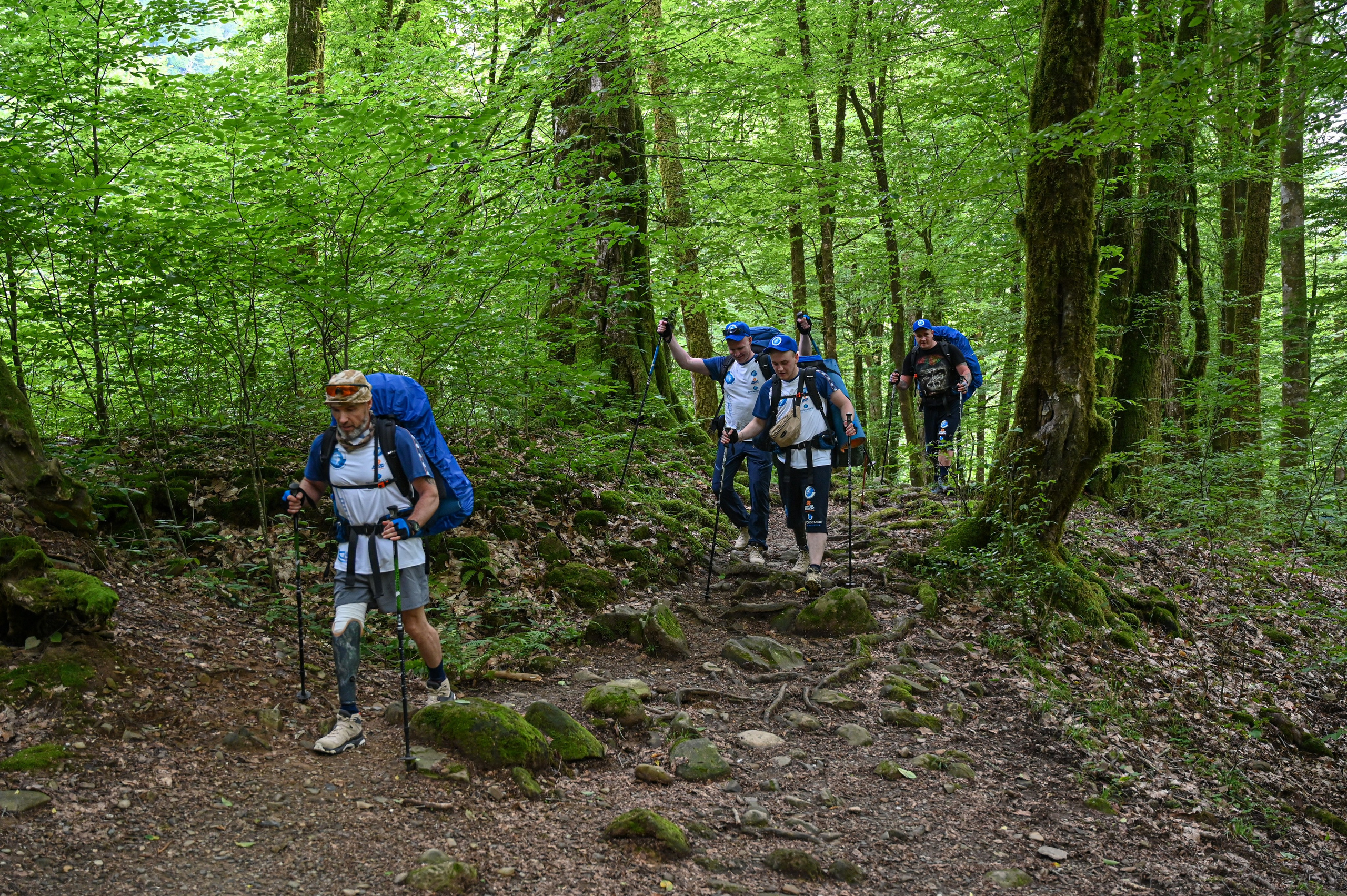 «Спортивно-адаптивный центр «Орто-Спорт» горный туризм. Фотографирую счастливых людей в Сочи
