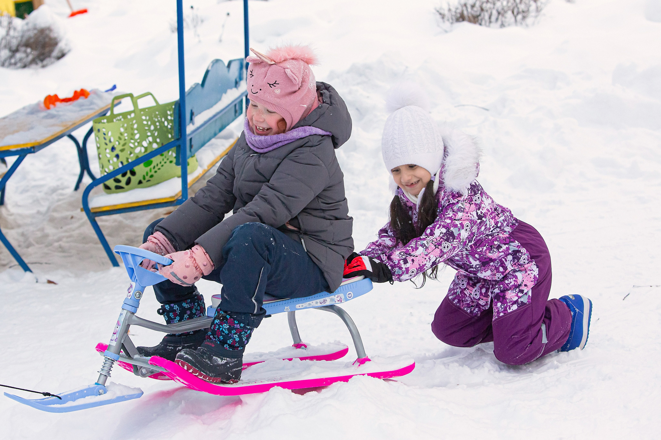 Зима в детском саду. Свадебный, семейный, детский фотограф в Санкт-Петербурге