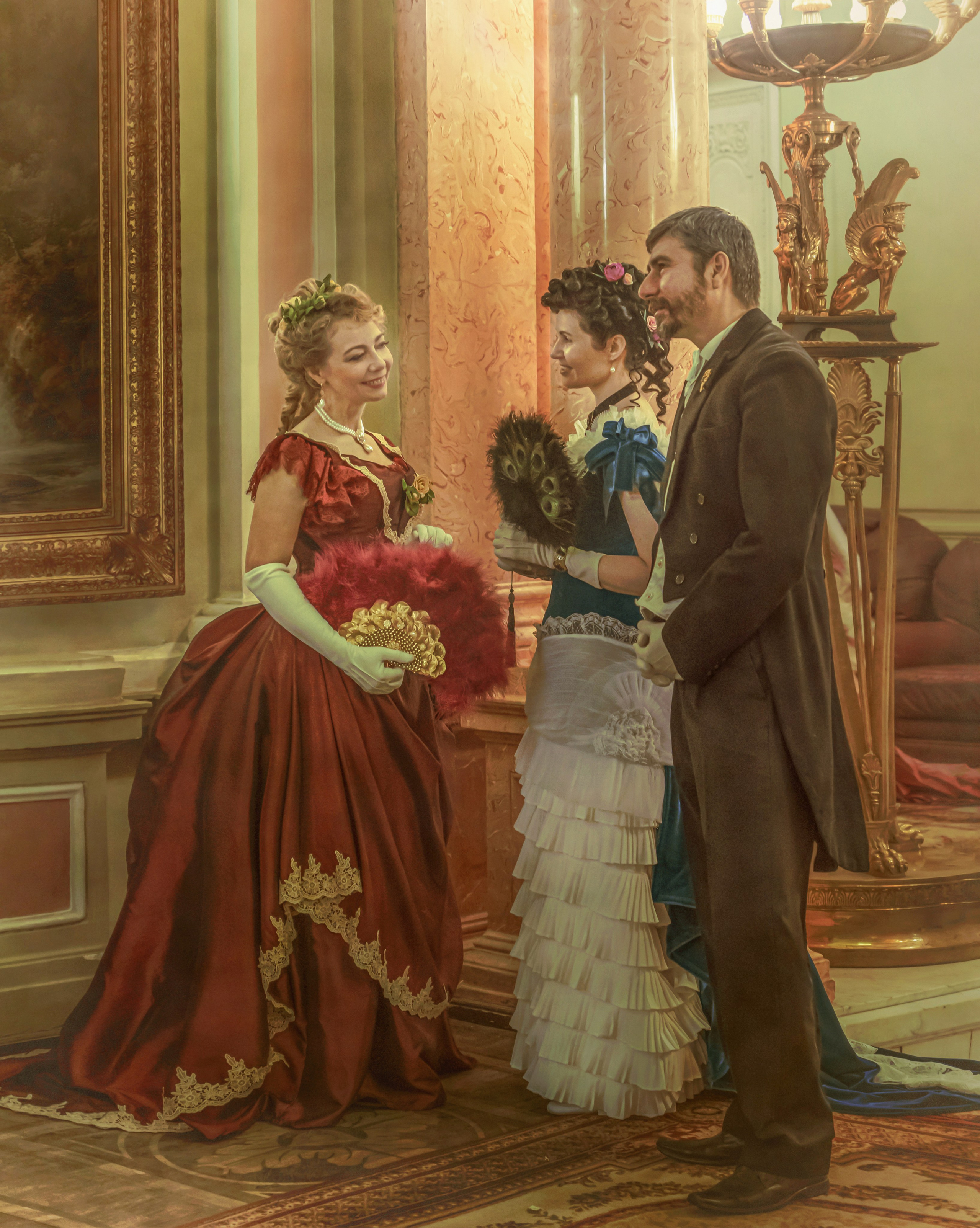 Исторический бал в усадьбе Стахеева. Сказочная галерея Юлии Горбуновой