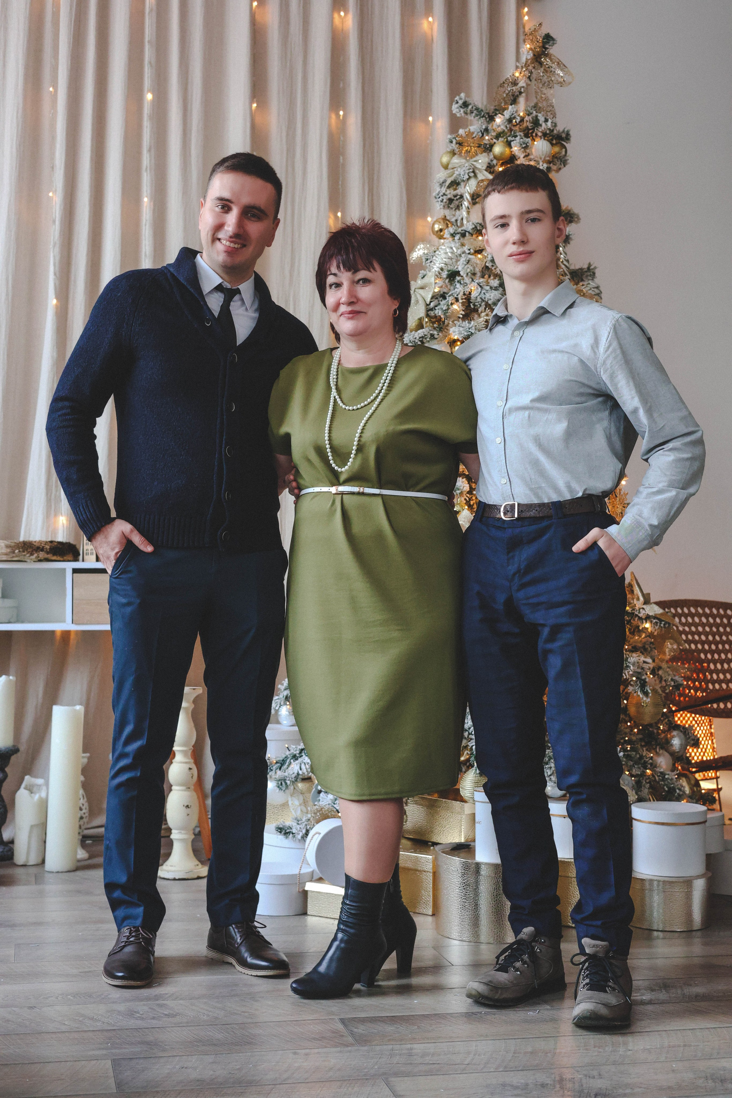 Новогодняя история «Светлана и ее семья». Фотограф в Москве Анастасия Калинина