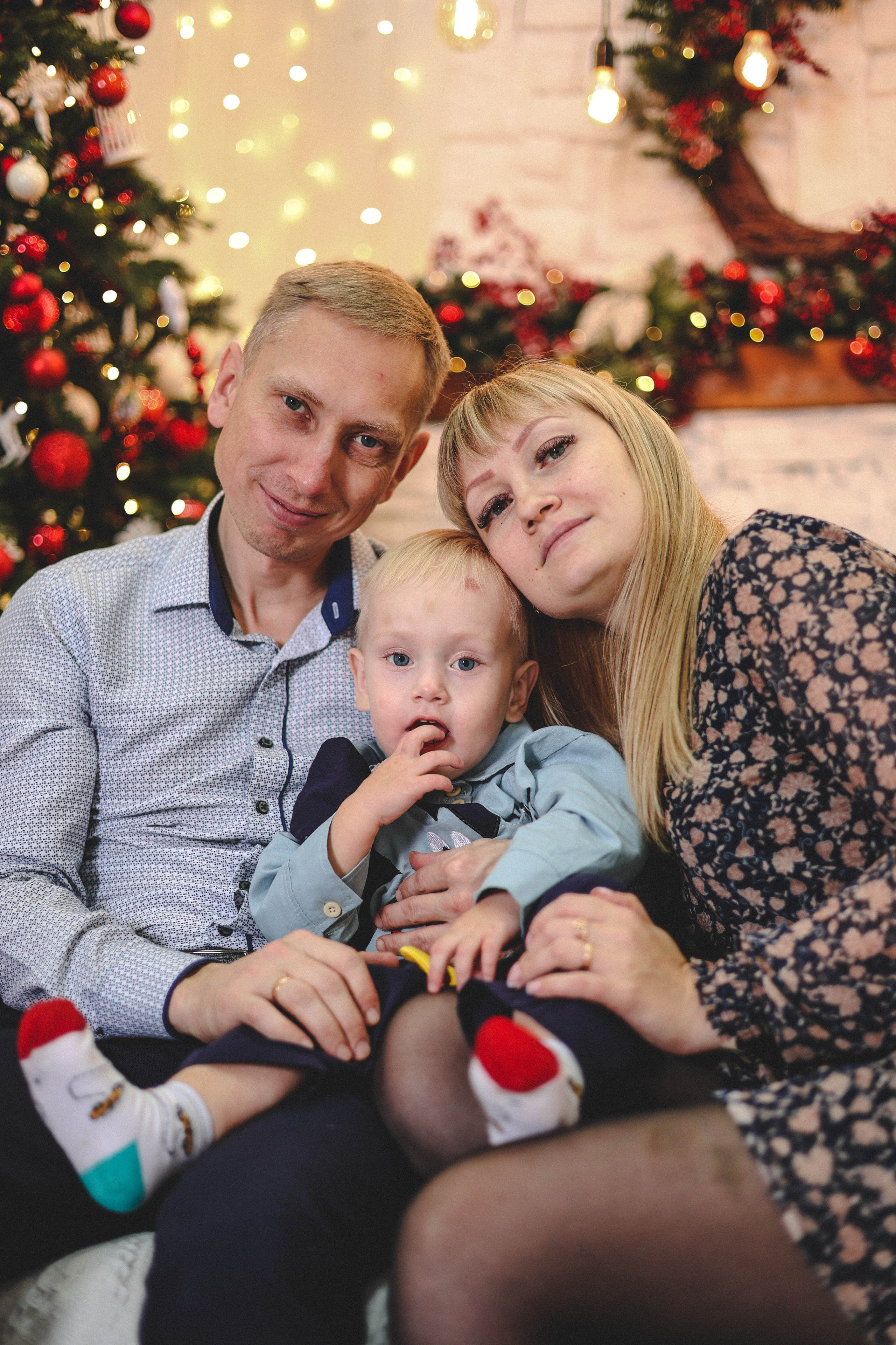 Новогодняя история «Мария и ее семья». Фотограф в Москве Анастасия Калинина