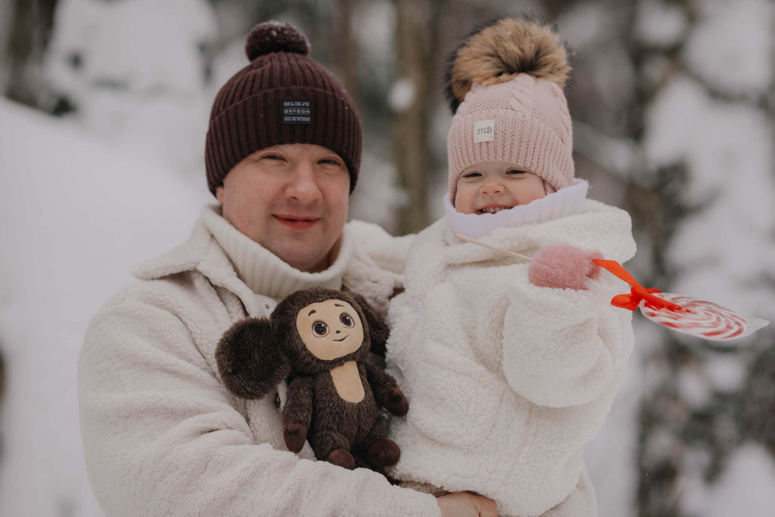 Лиля и семья Зимняя прогулка в лесу. Семейный и свадебный фотограф Видное Москва Екатерина Пятова
