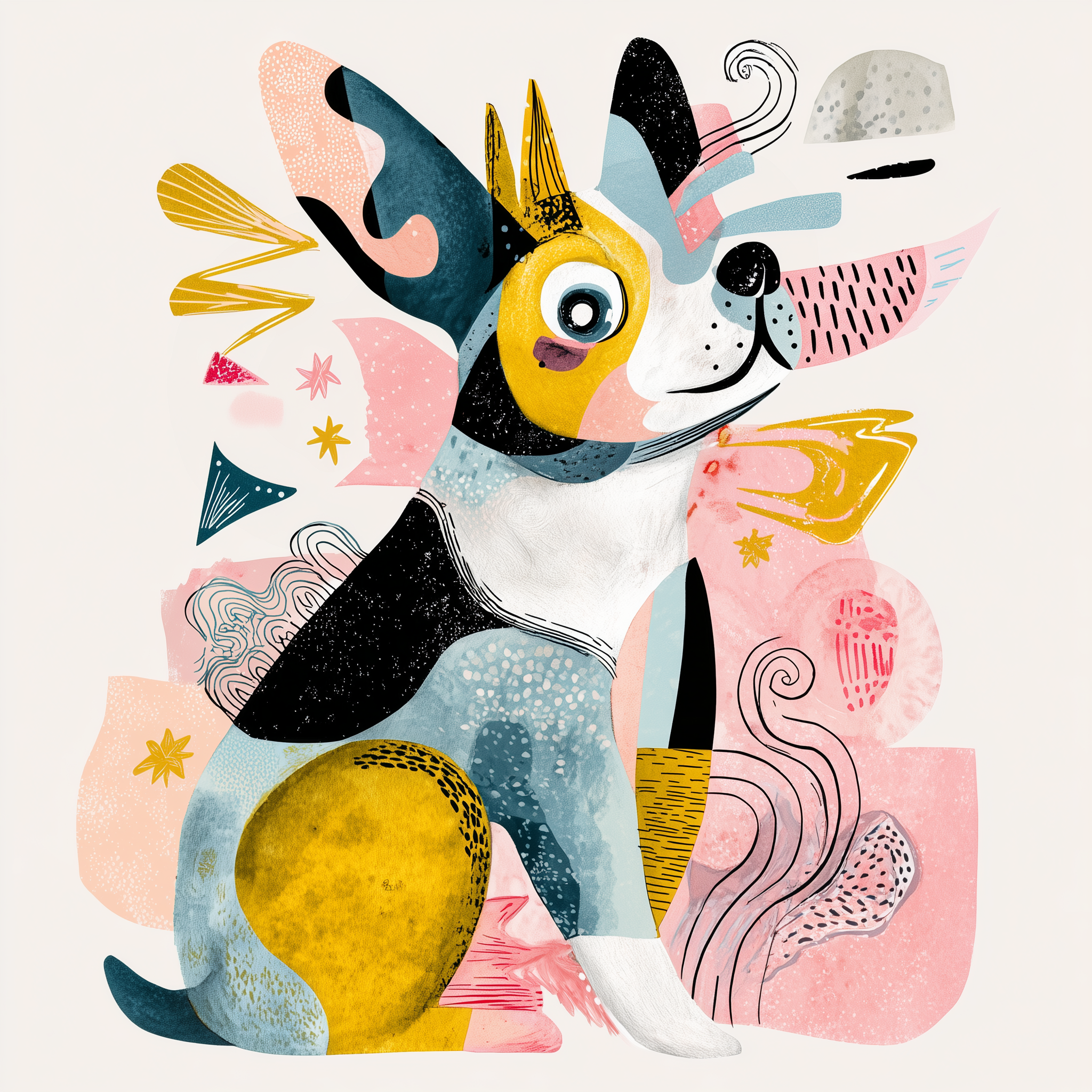 Иллюстрации для зоошанс «Бездомыши». AI-художник, контентмейкер, режиссёр Наталия Жданович