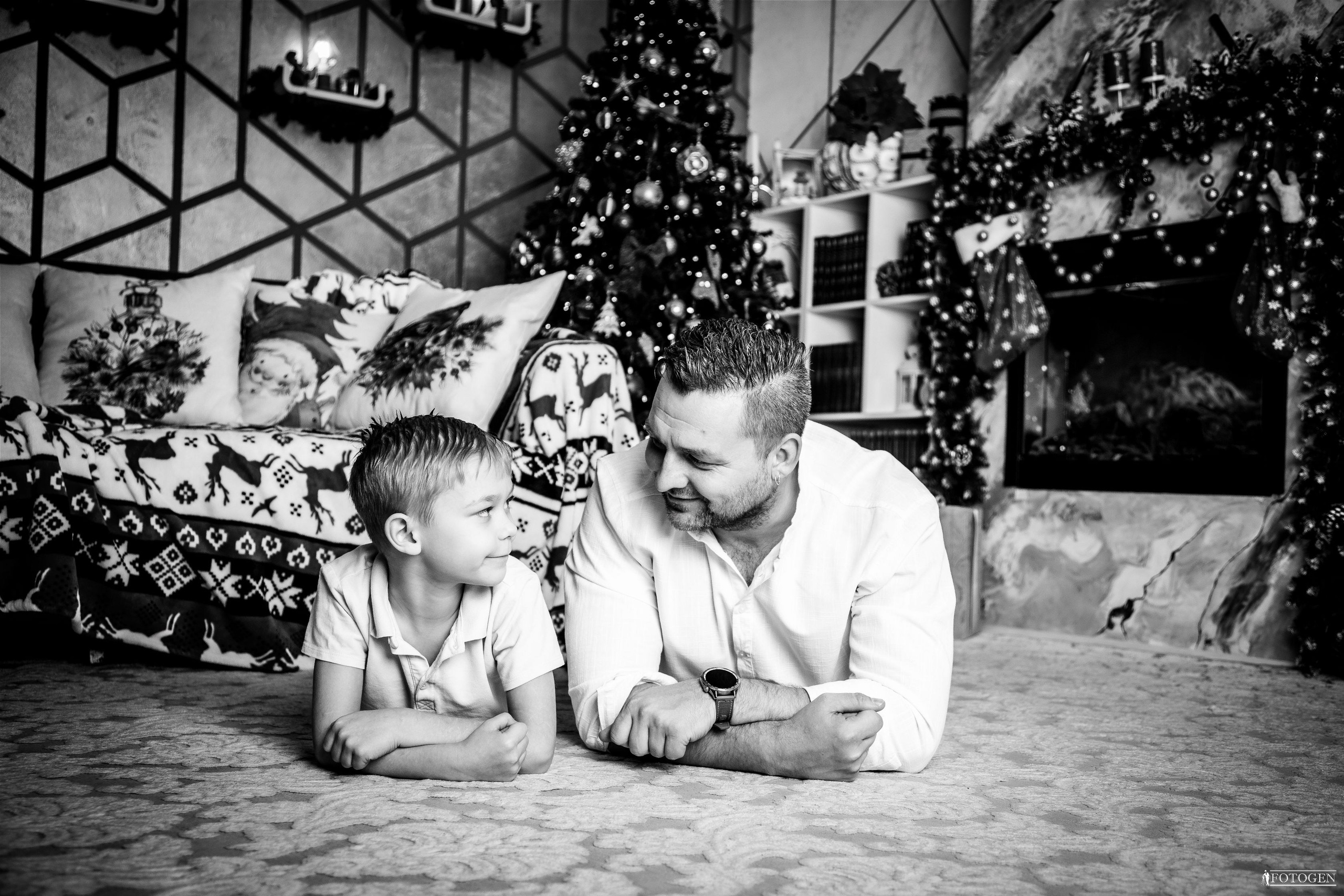 Фотосессия: папа с детьми | Портфолио Fotogen. Интерьерная фотостудия FOTOGEN г. Краснодар