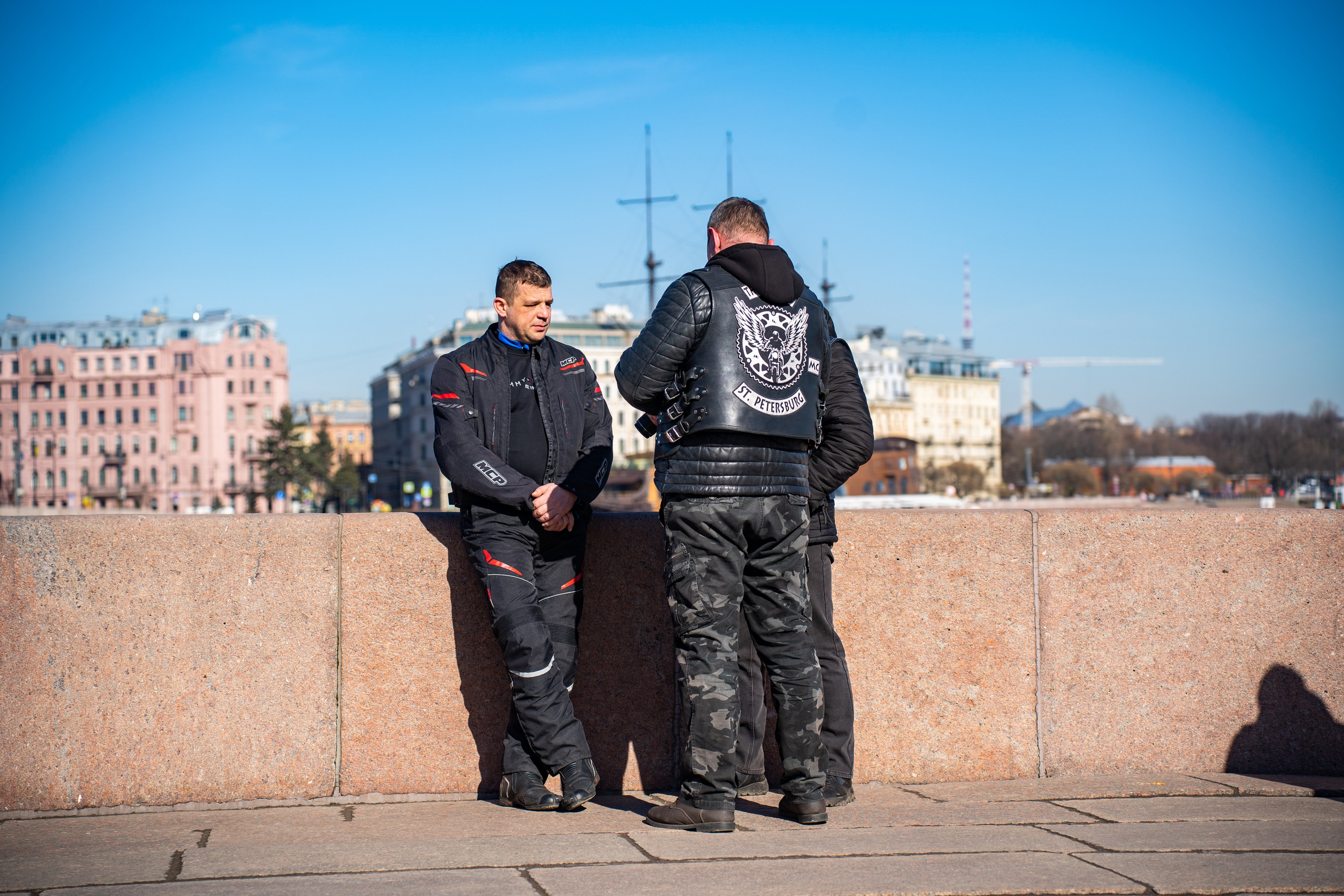 Весенний прохват мотоклуба Normans Riders MC. Концертный и репортажный фотограф в Санкт-Петербурге Слава Пахомов