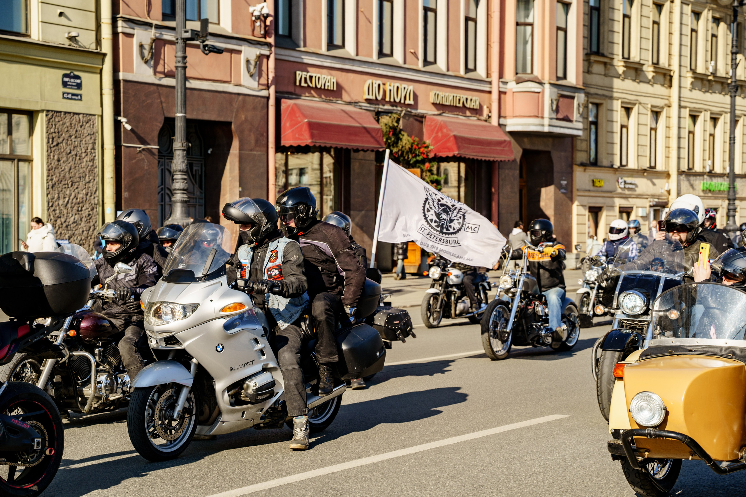 Прохват мотоклуба Norman Riders ч.1. Концертный и репортажный фотограф в Санкт-Петербурге Слава Пахомов