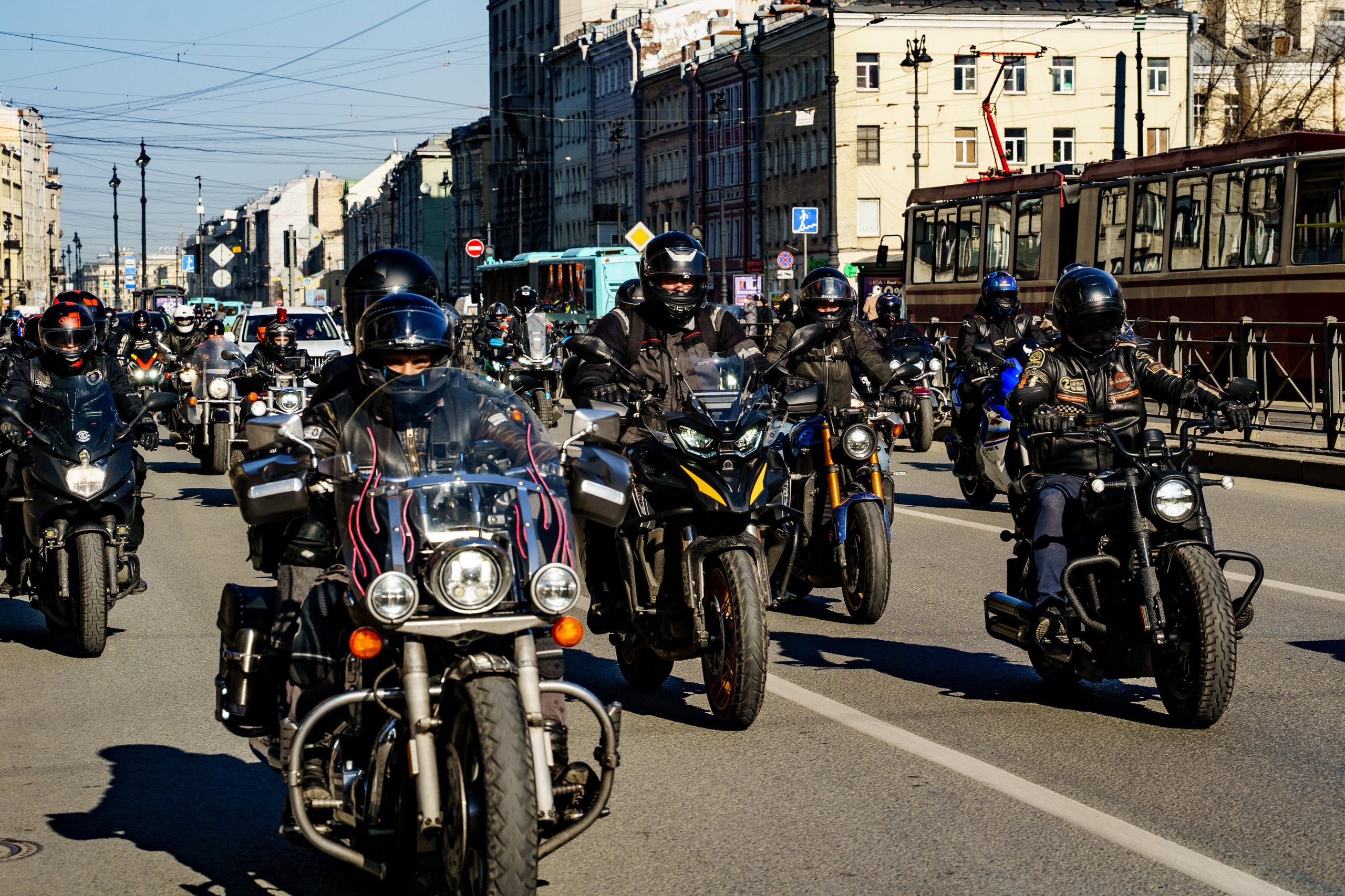 Прохват мотоклуба Norman Riders ч.1. Концертный и репортажный фотограф в Санкт-Петербурге Слава Пахомов