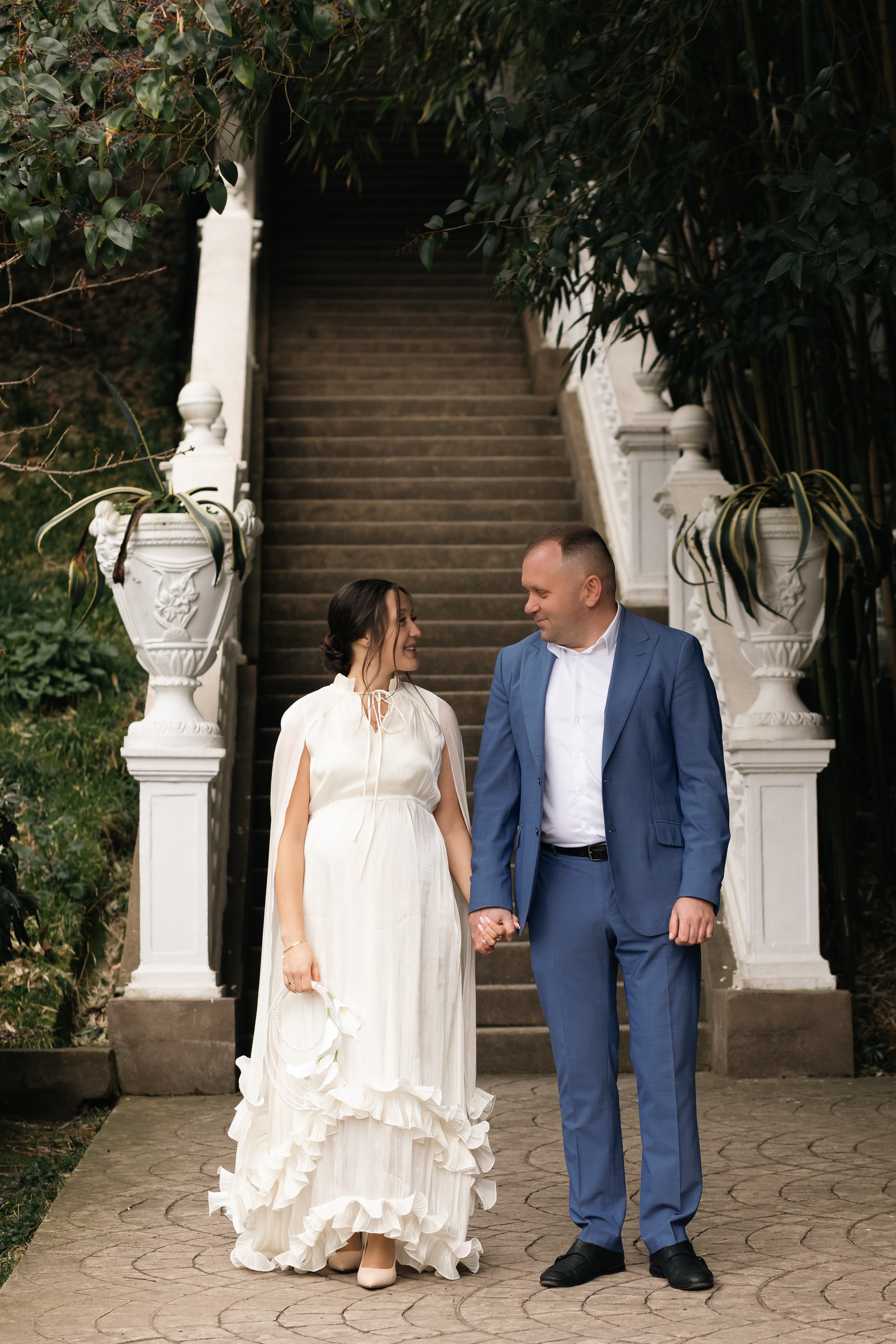 Свадебная фотосессия в парке «Южные Культуры». Адлер. Сочи. Фотограф Мария Камаева