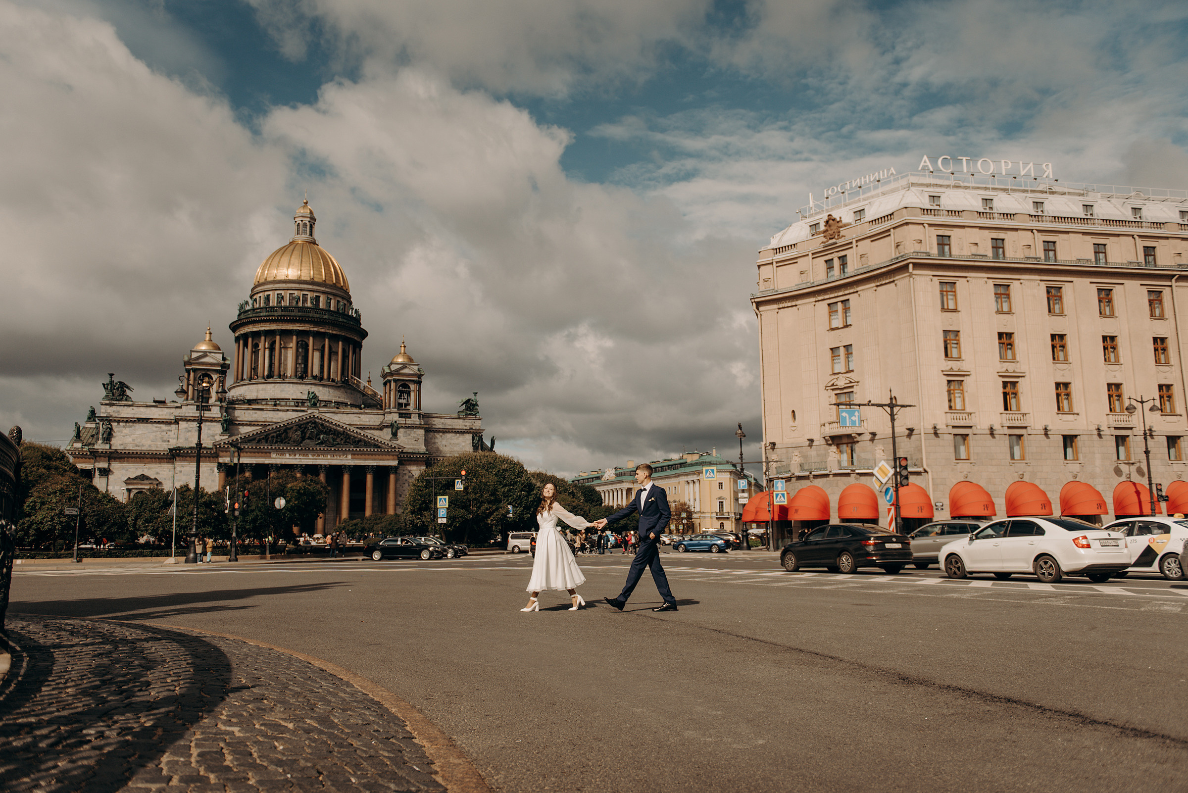 свадебная фотосессия у Исаакиевского собора