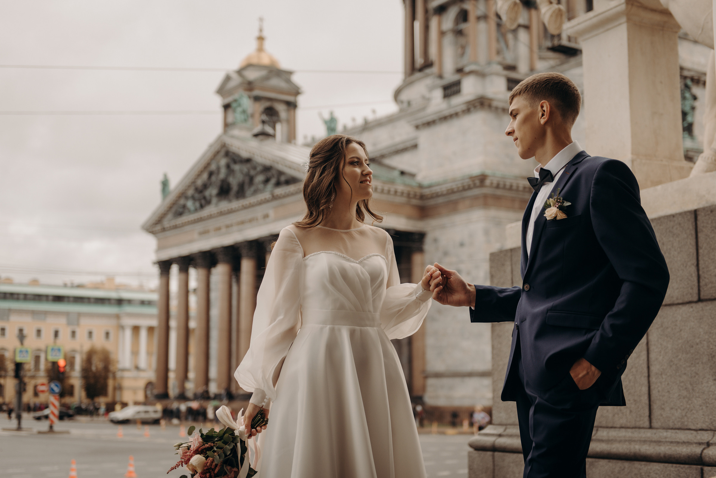 свадебная фотосессия у Исаакиевского собора