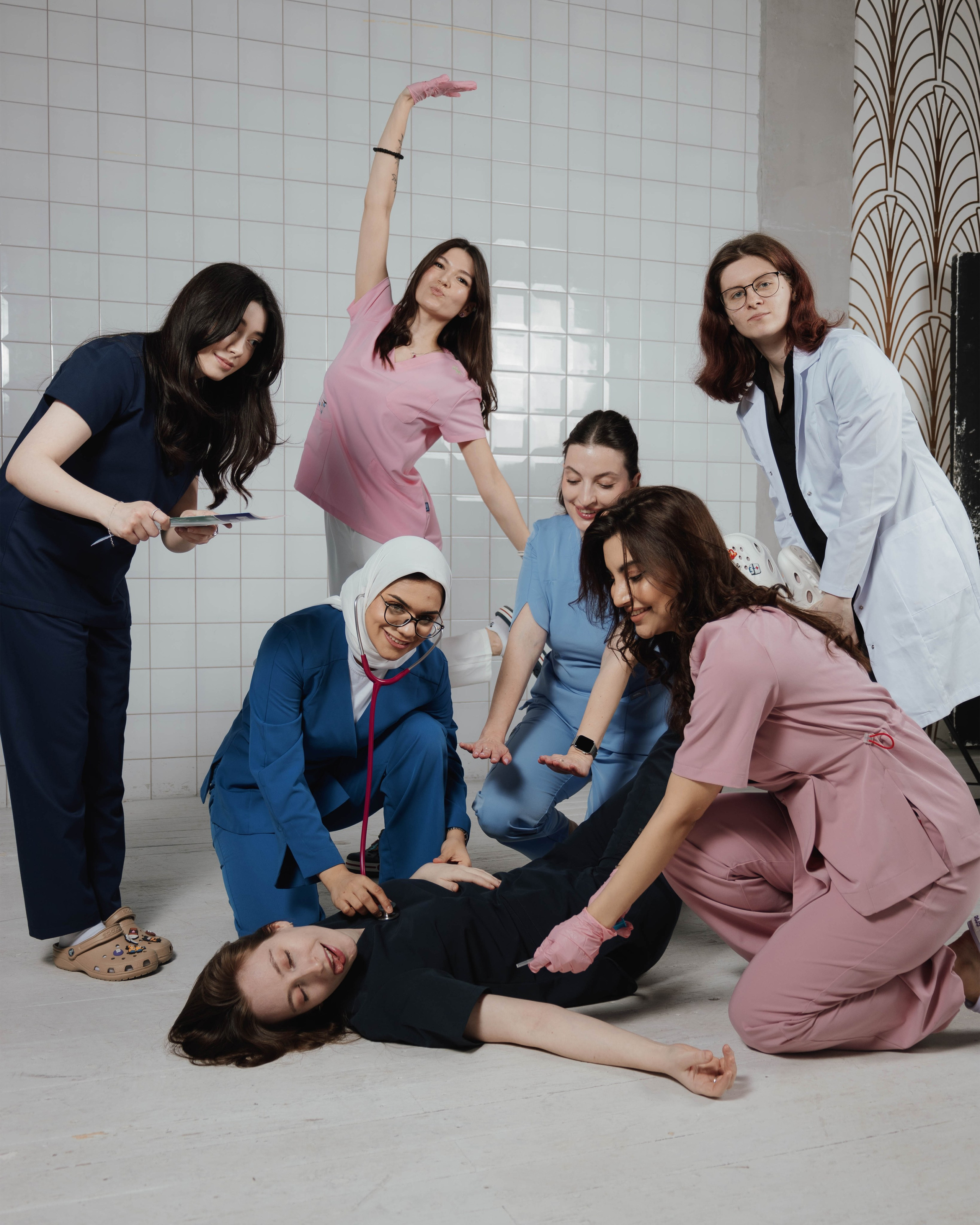 Первый МГМУ, Лечебный факультет, группа 701-33. Индивидуальный фотограф в Москве