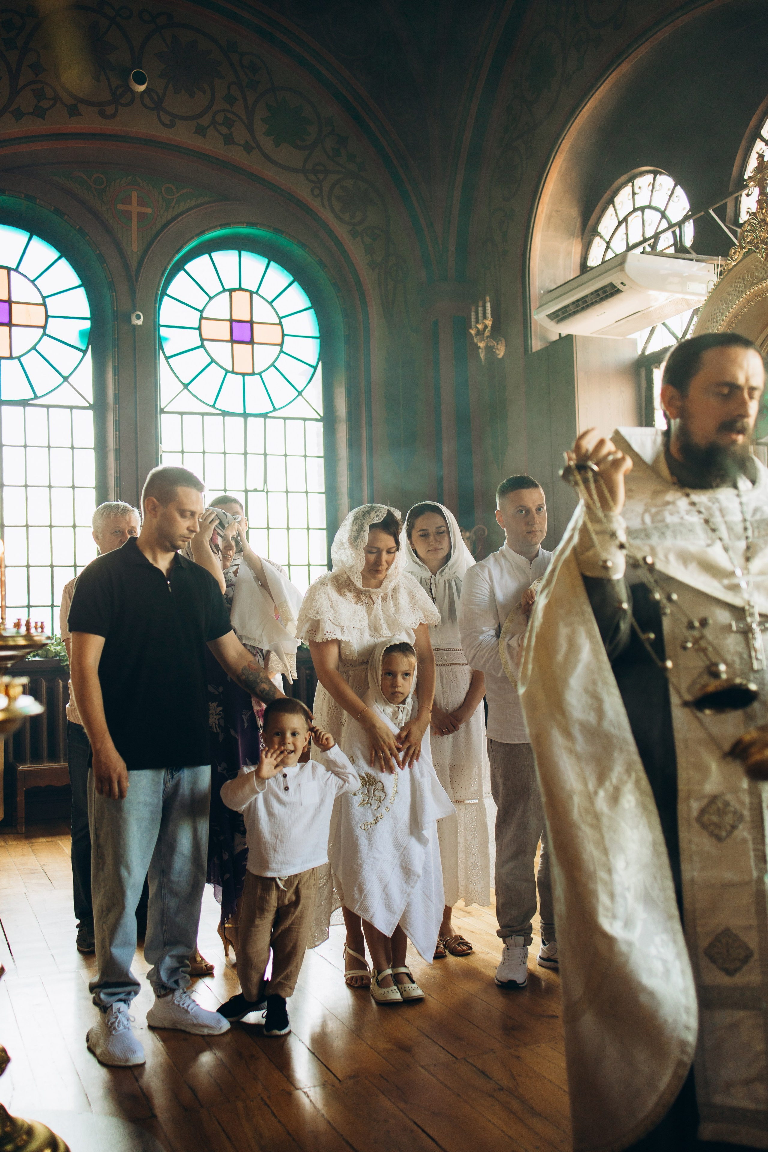 Двойное крещение Анны и Саши. Самый теплый фотограф в Краснодаре Рябоконь Ксения