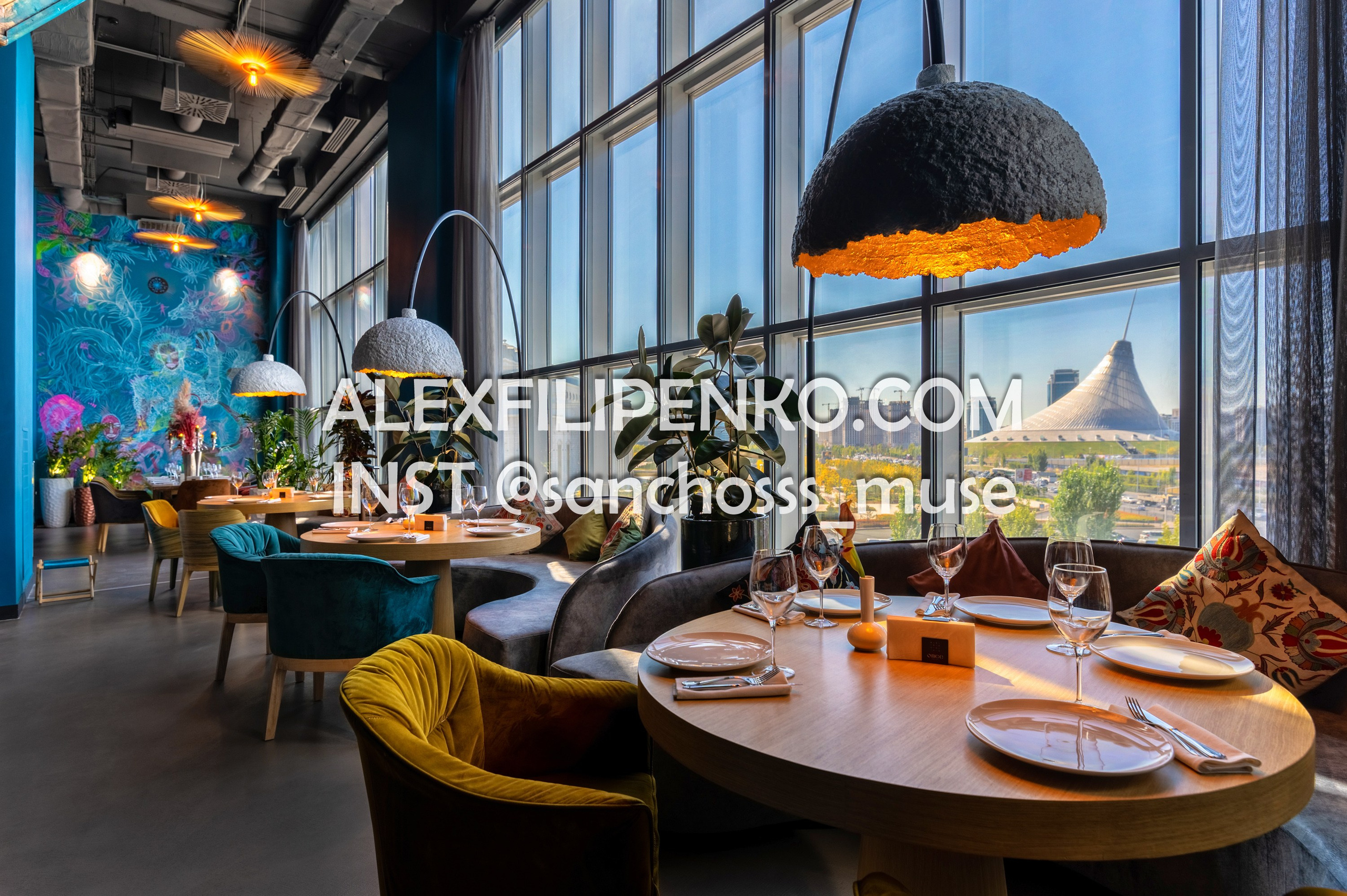 Ресторан Once. Фотограф интерьера недвижимости и архитектуры в Астане