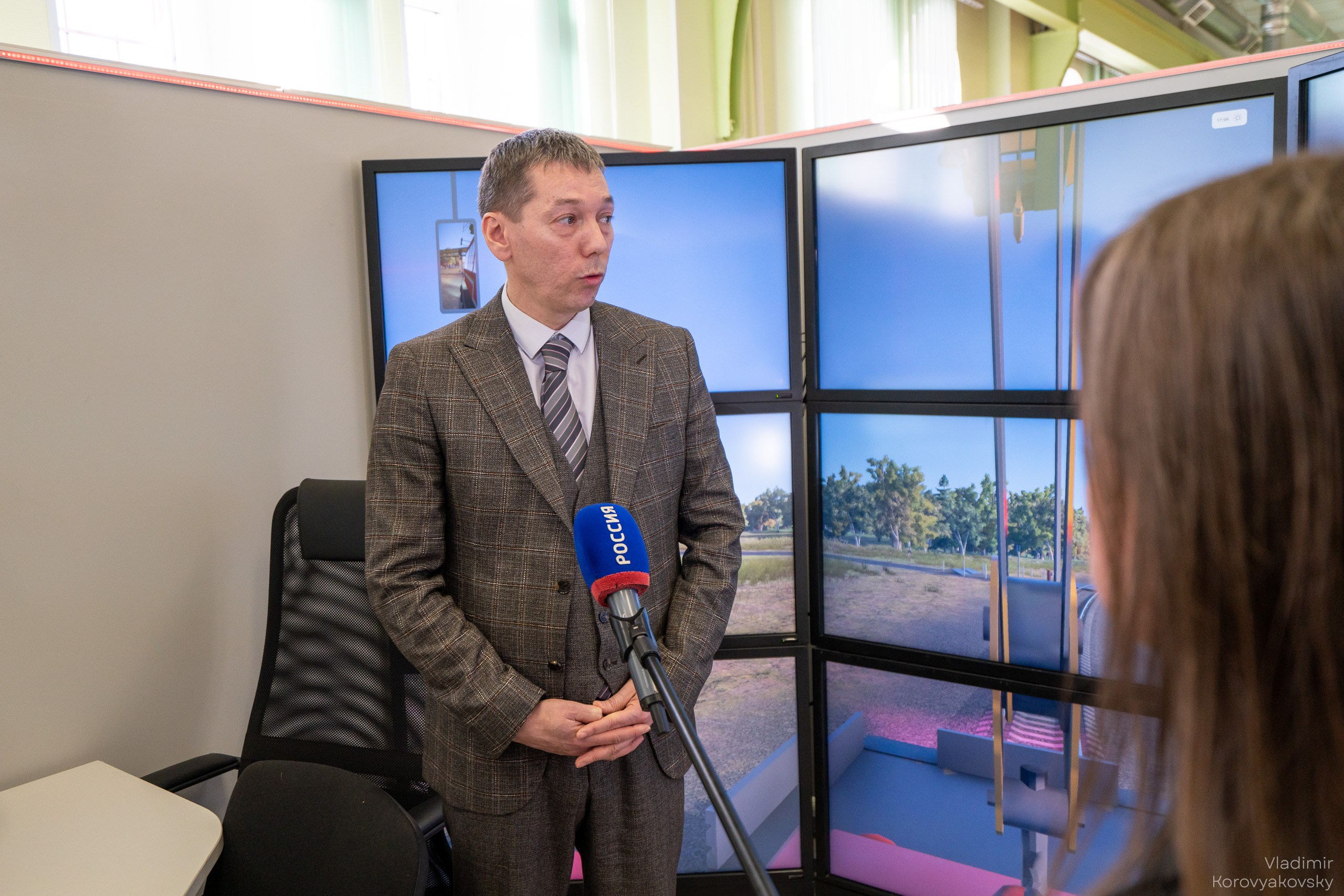 Открытие лабораторий. Фотограф Владимир Коровяковский