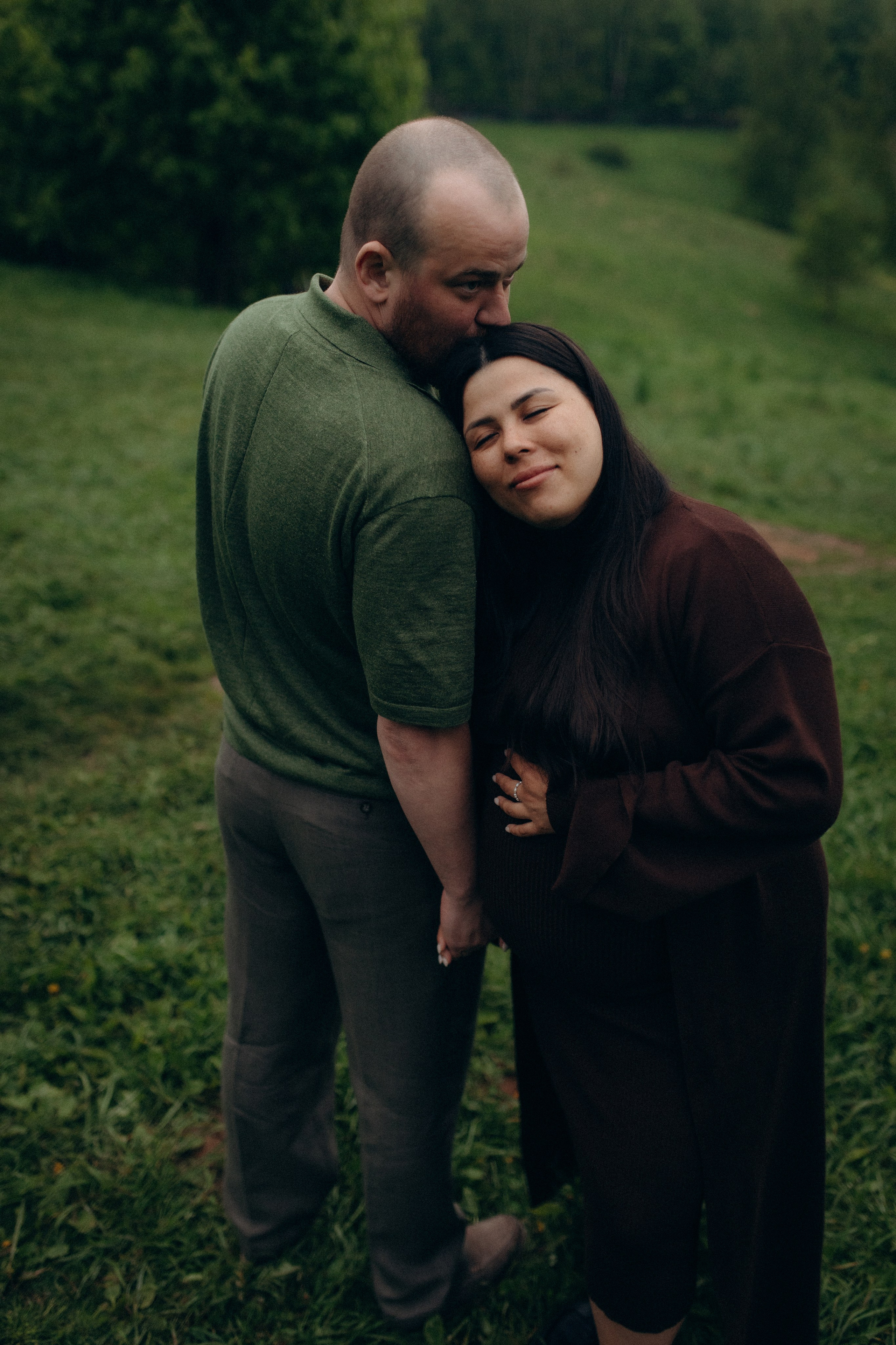 Беременная фотопрогулка Ксюши и Кости. Семейный фотограф в Москве и Люберцах Юлия Гуськова