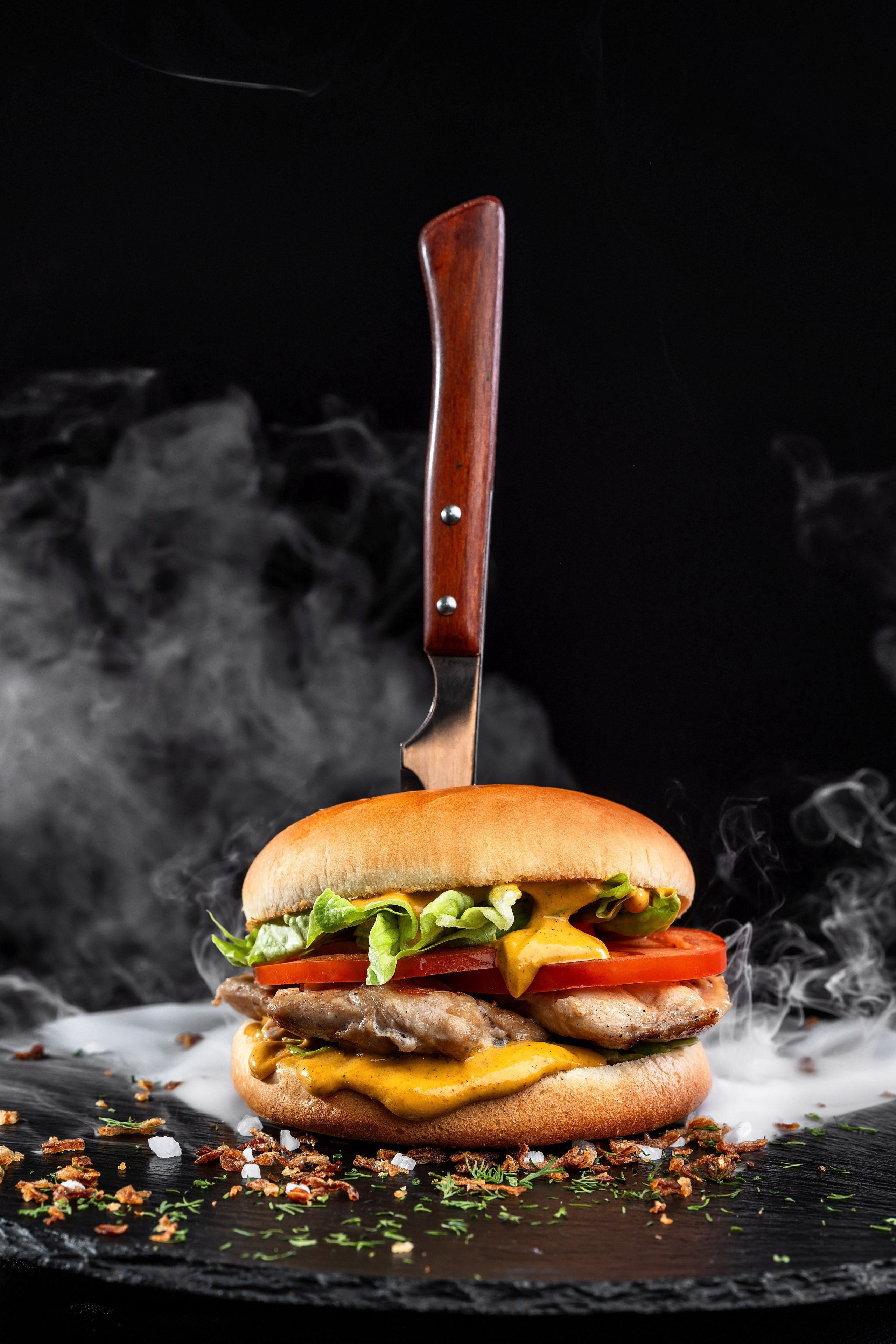 Фуд съемка бургеров. Фотограф Сочи