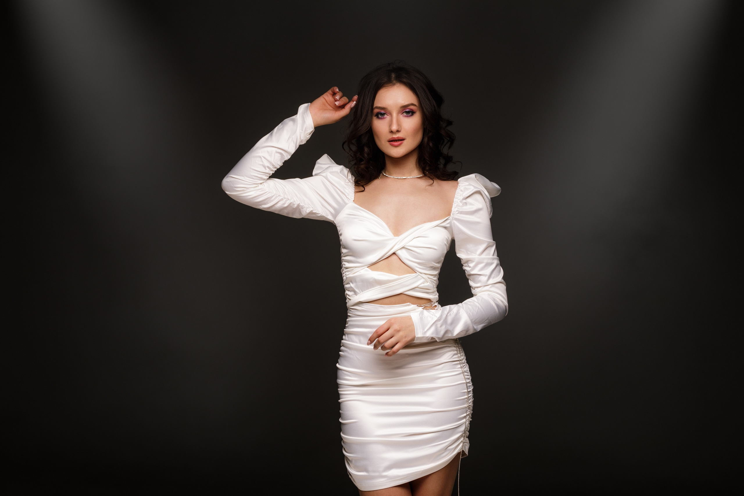 Съемка в студии на циклораме с Анастасией для «себя»