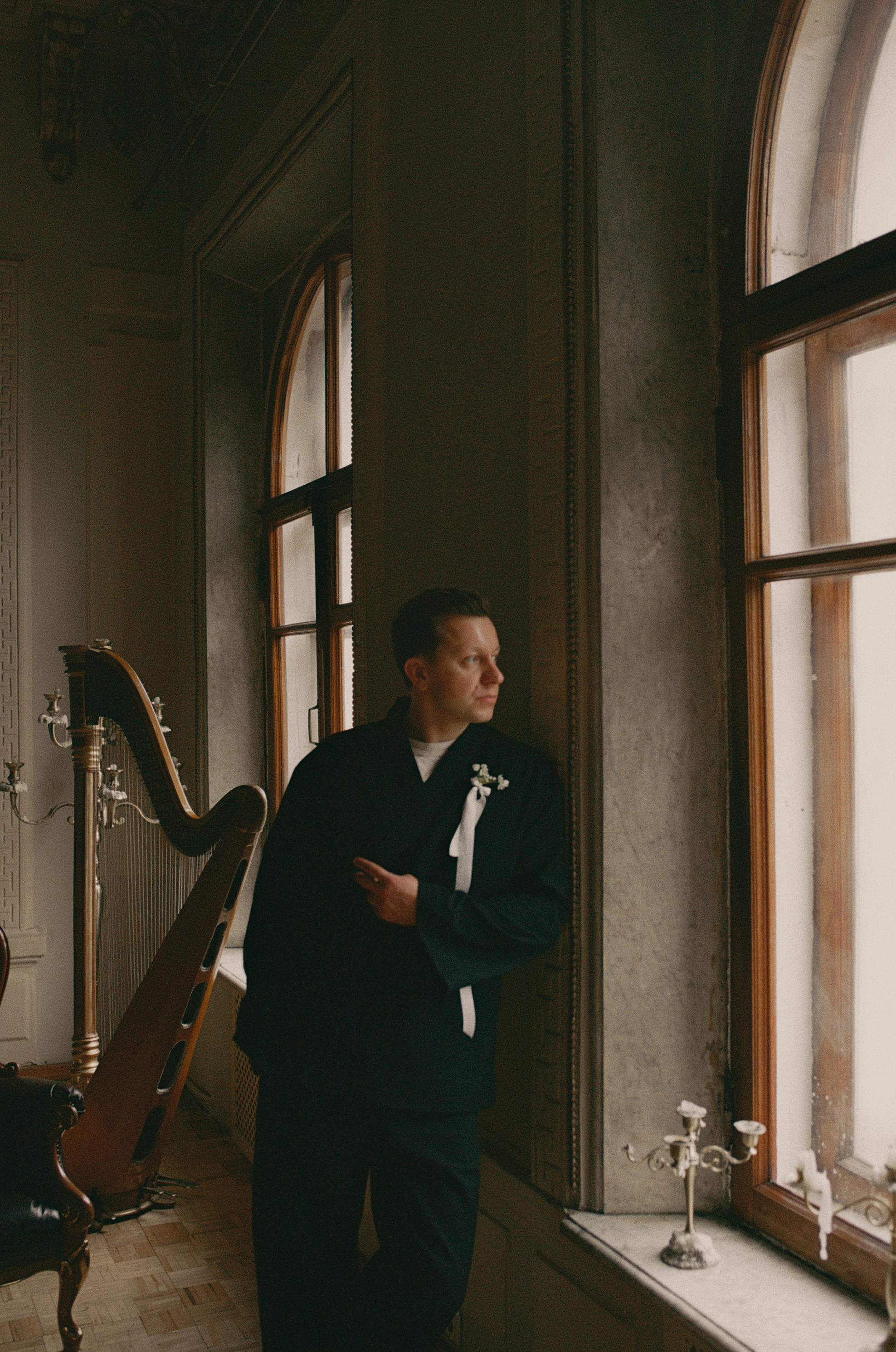 Алексей и Полина (пленка). Портретный фотограф в городе Москва — Деляна Мур