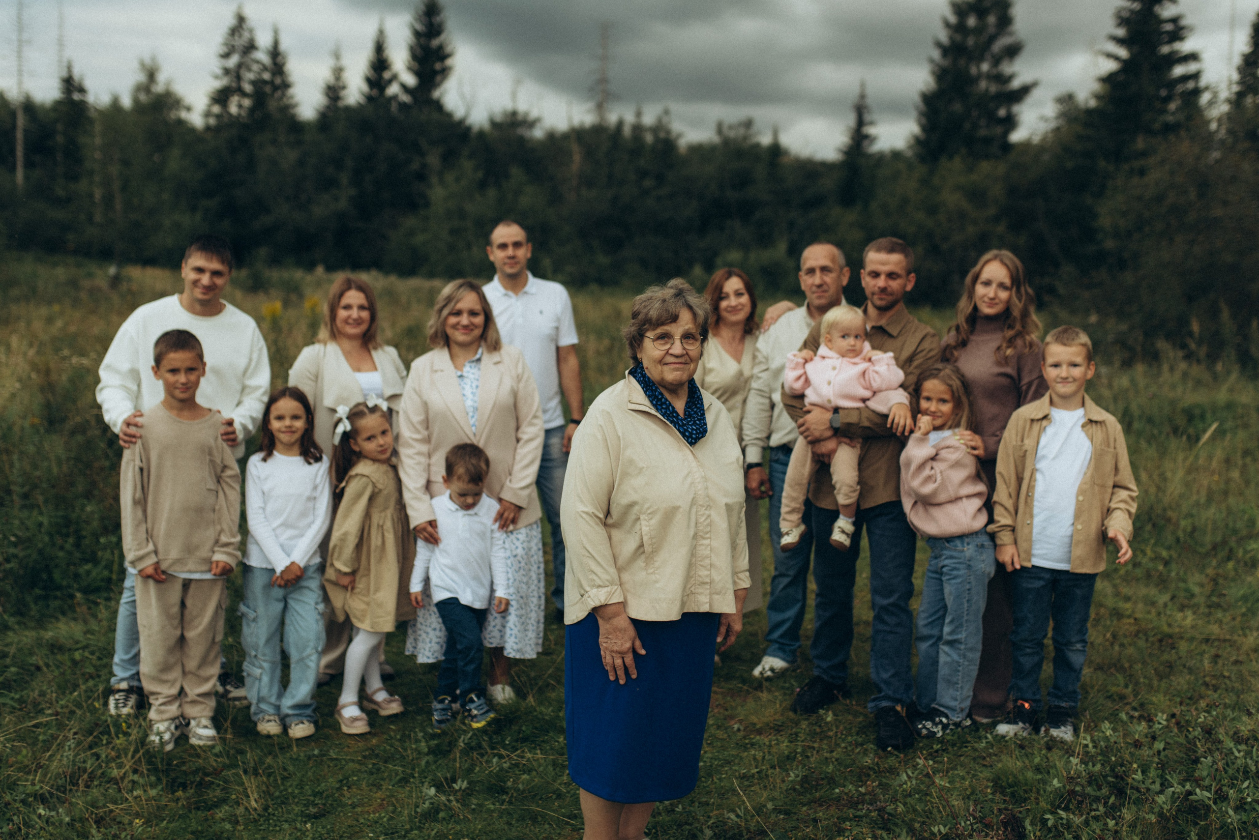 Большая семейная съемка. Семейный фотограф в Москве Екатерина Север
