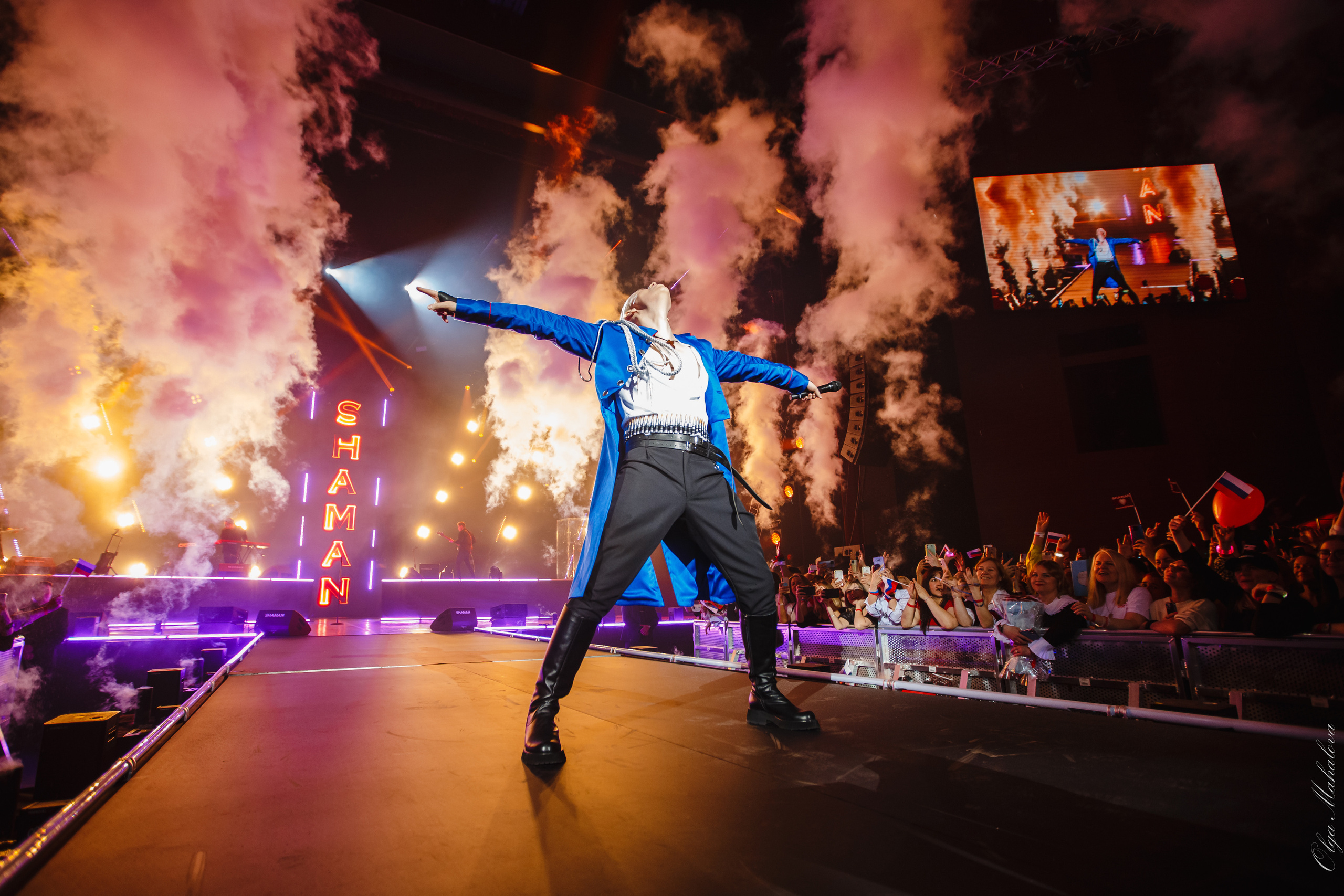 Shaman, Crocus City Hall. Фотограф Ольга Махалова — Санкт-Петербург, Москва, Нижний Новгород
