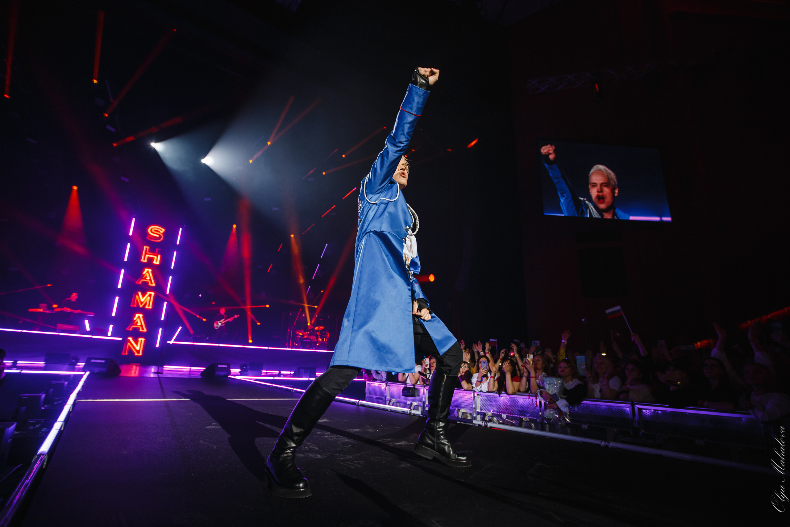 Shaman, Crocus City Hall. Фотограф Ольга Махалова — Санкт-Петербург, Москва, Нижний Новгород