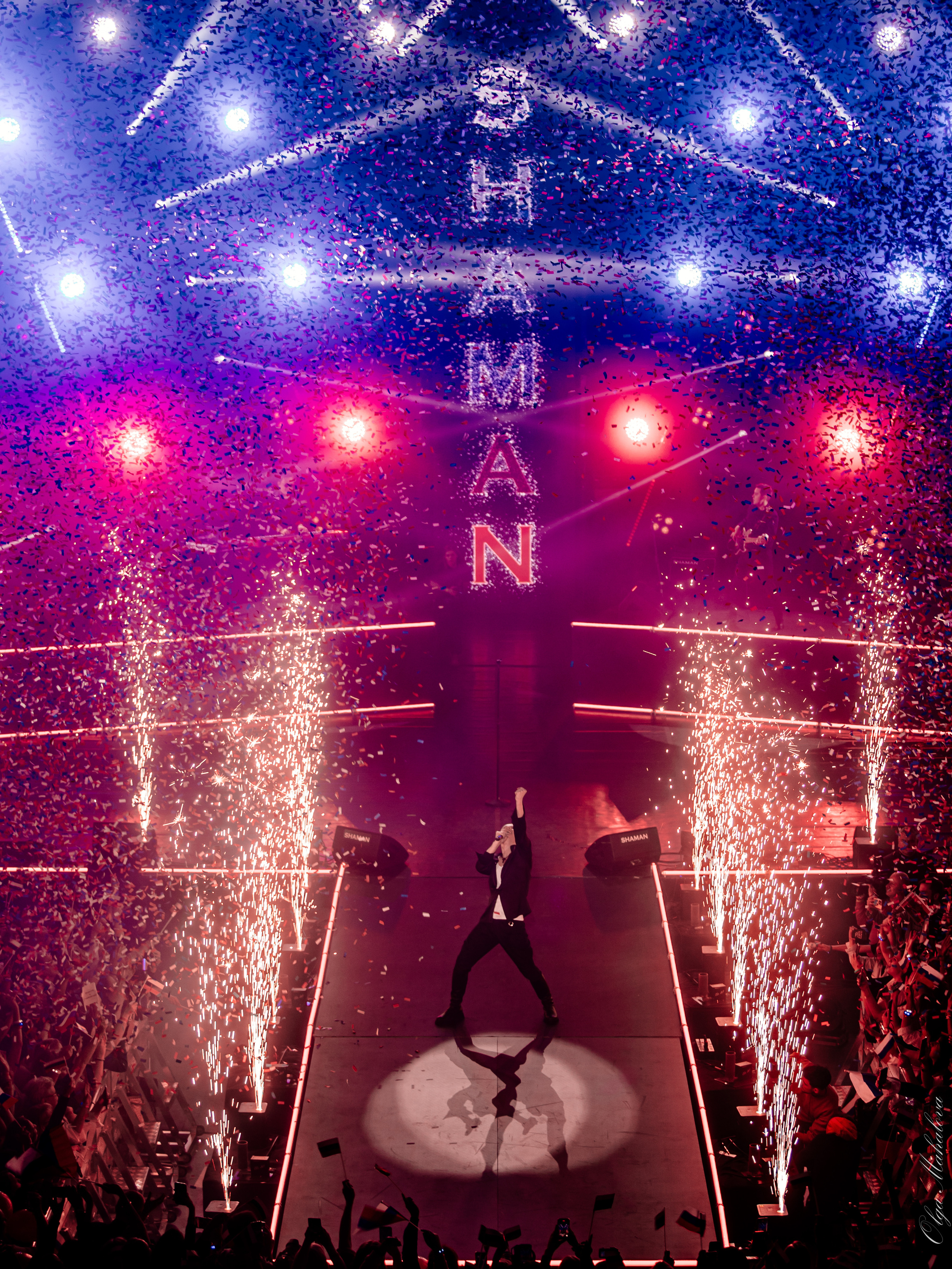 Shaman, Crocus City Hall. Фотограф Ольга Махалова — Санкт-Петербург, Москва, Нижний Новгород