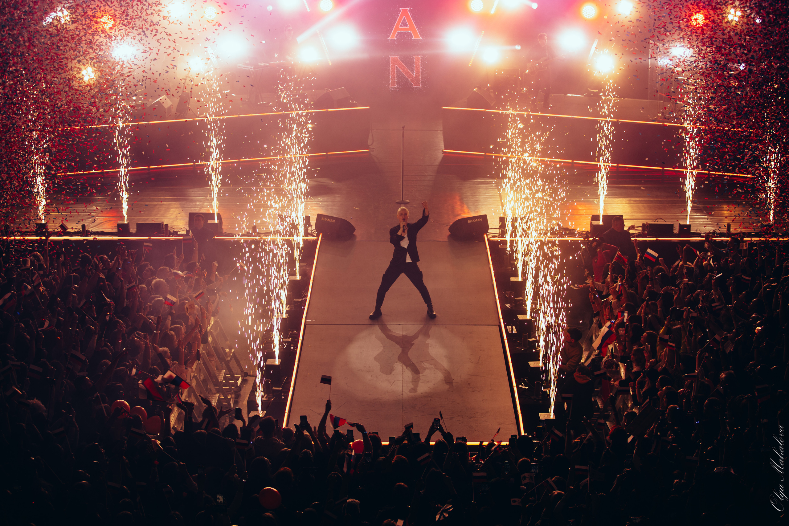 Shaman, Crocus City Hall. Фотограф Ольга Махалова — Санкт-Петербург, Москва, Нижний Новгород