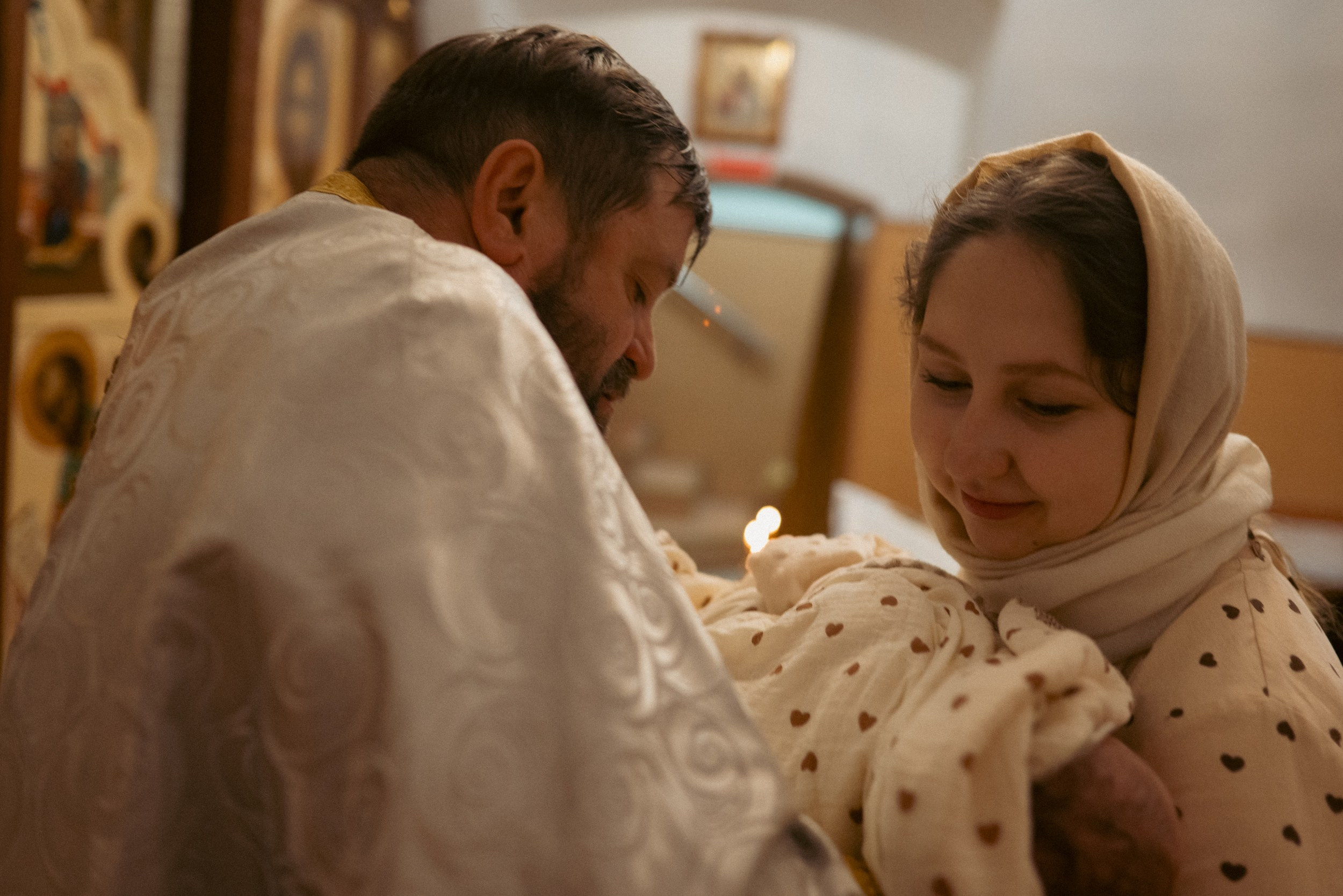 Крещение млд. Михаила. Семейный фотограф на крещение, венчание в Иваново Галина Скурихина